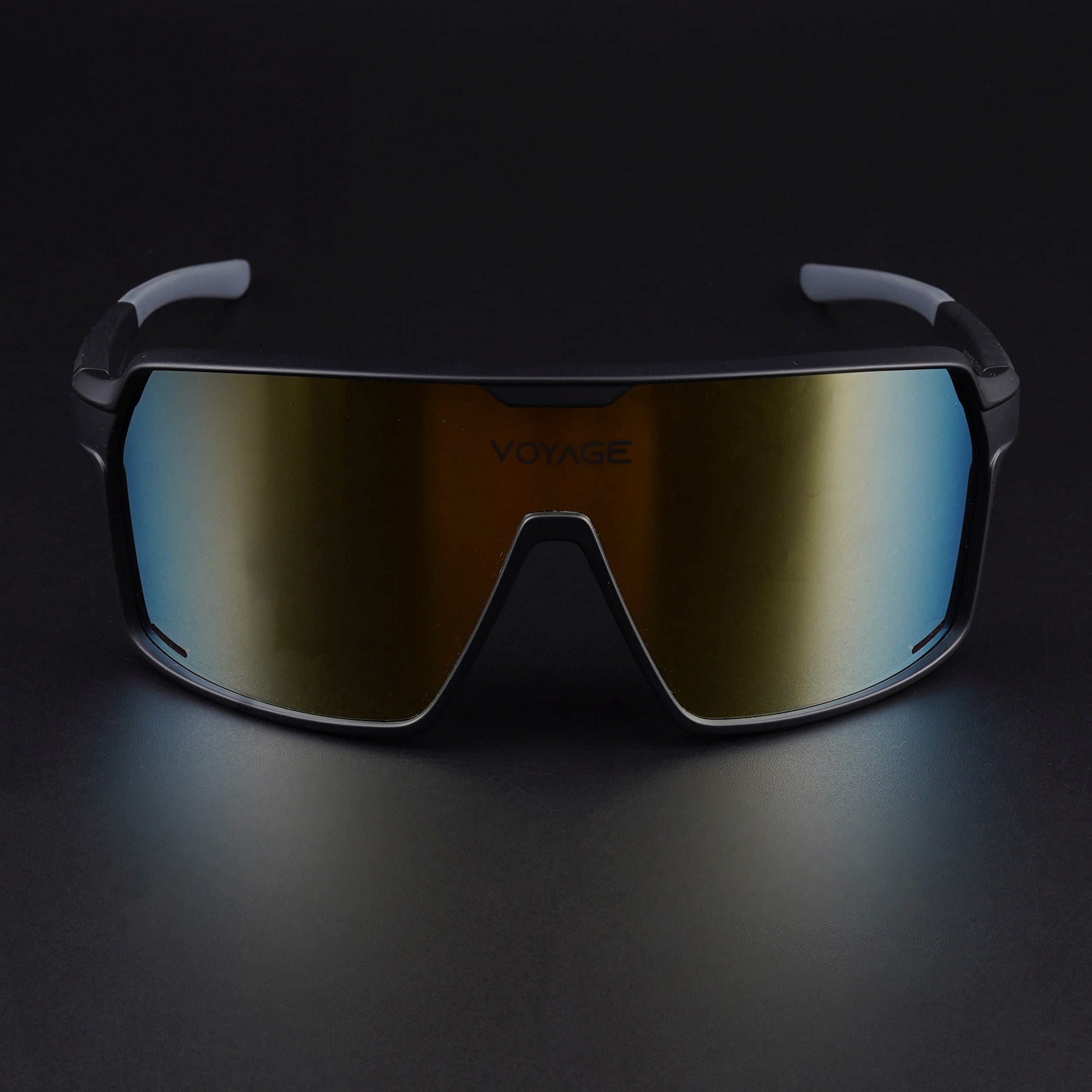 Voyage Select Drift Sunglasses (Golden Lens | Matt Black Frame - SLMG6324)