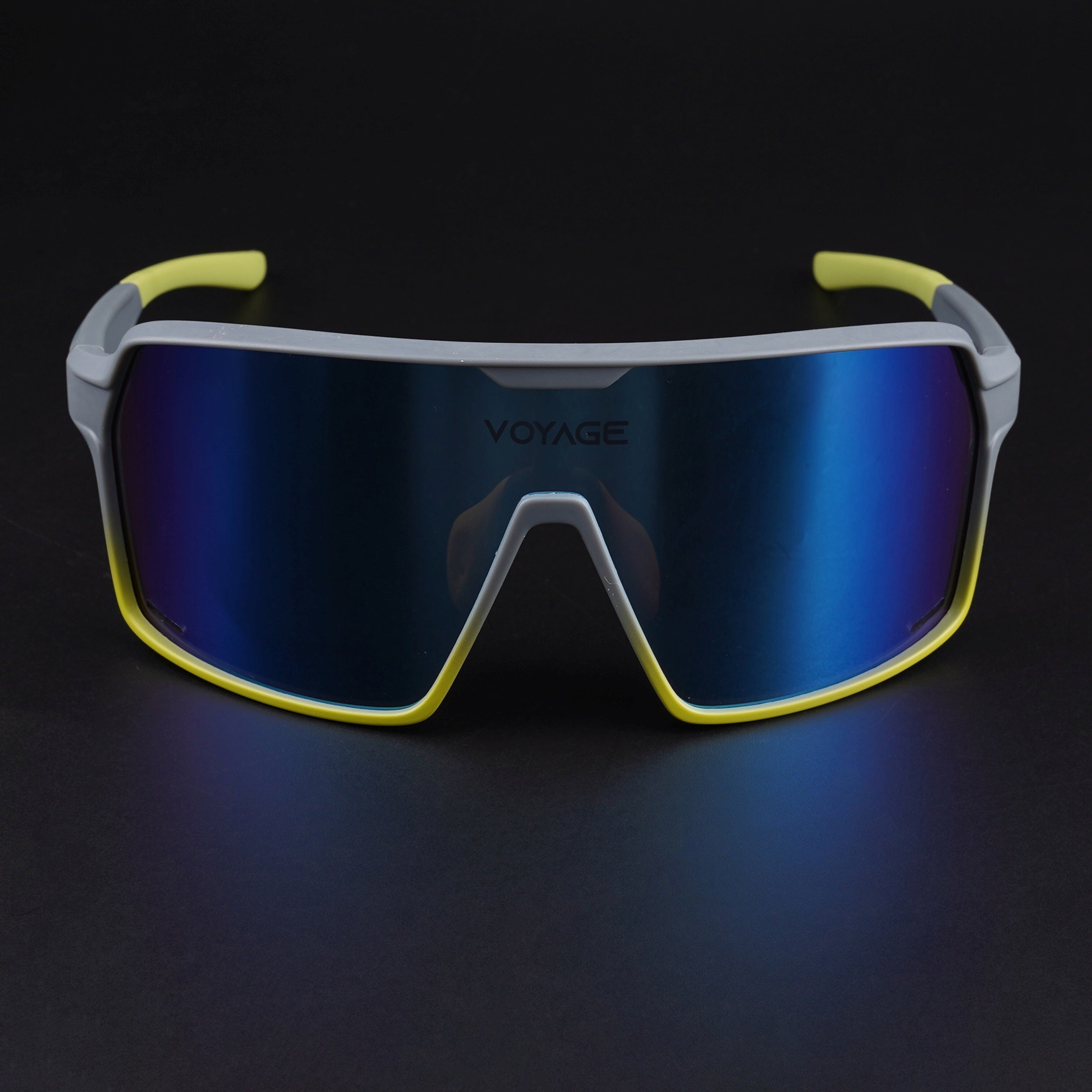 Voyage Select Drift Sunglasses (Grey Lens | Grey & Yellow Frame - SLMG6323)