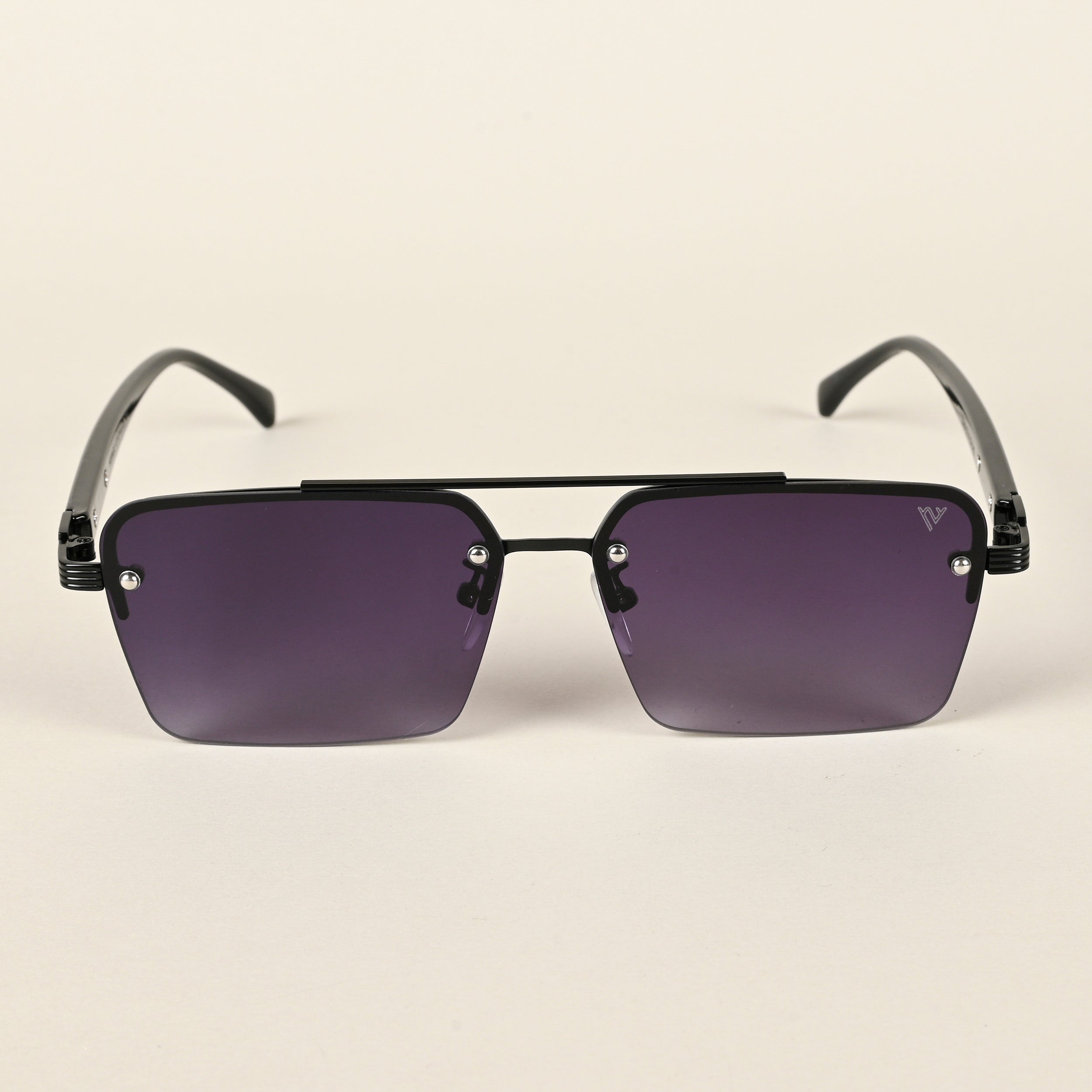 Voyage Purple Rectangle Sunglasses for Men & Women (2349MG4501)