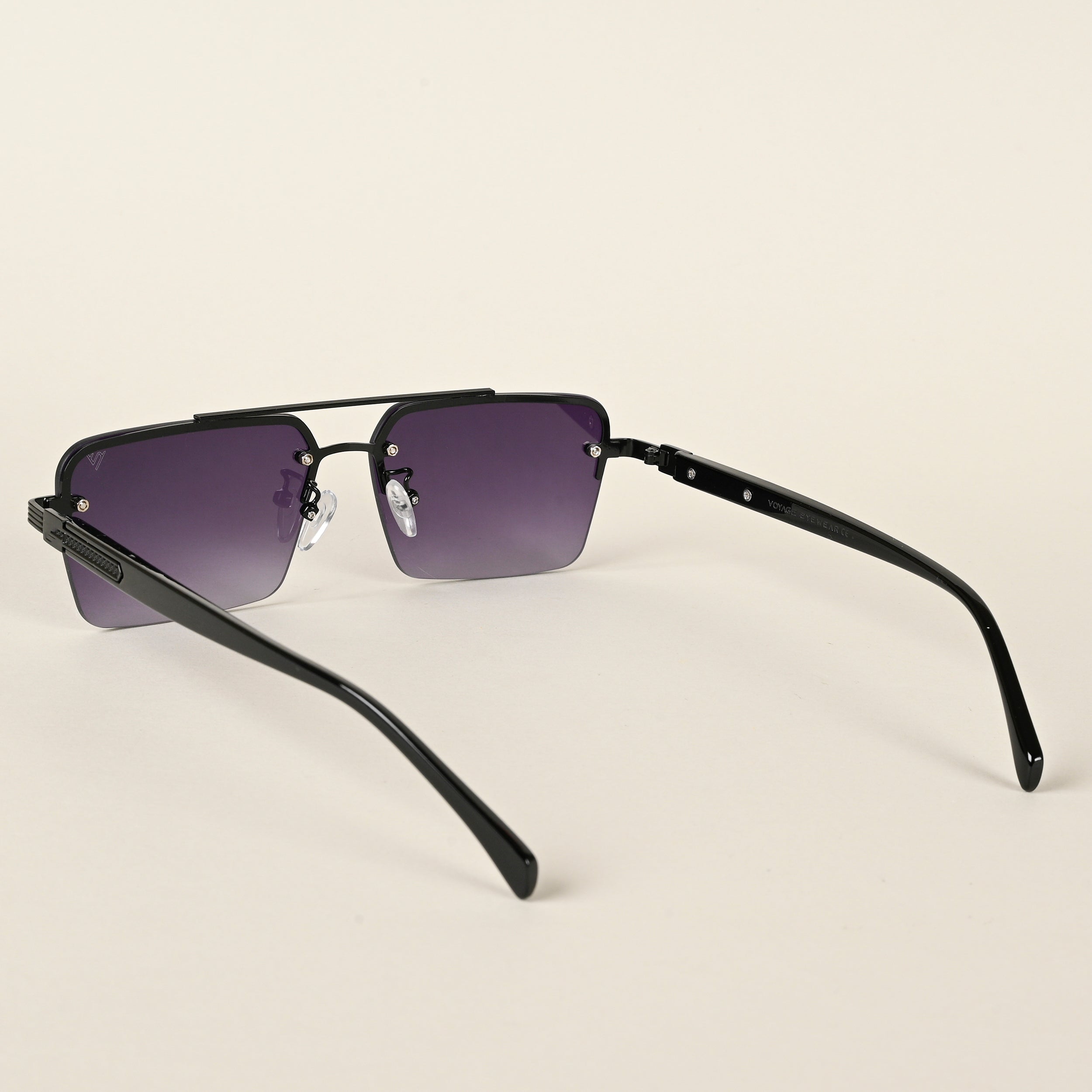 Voyage Purple Rectangle Sunglasses for Men & Women (2349MG4501)