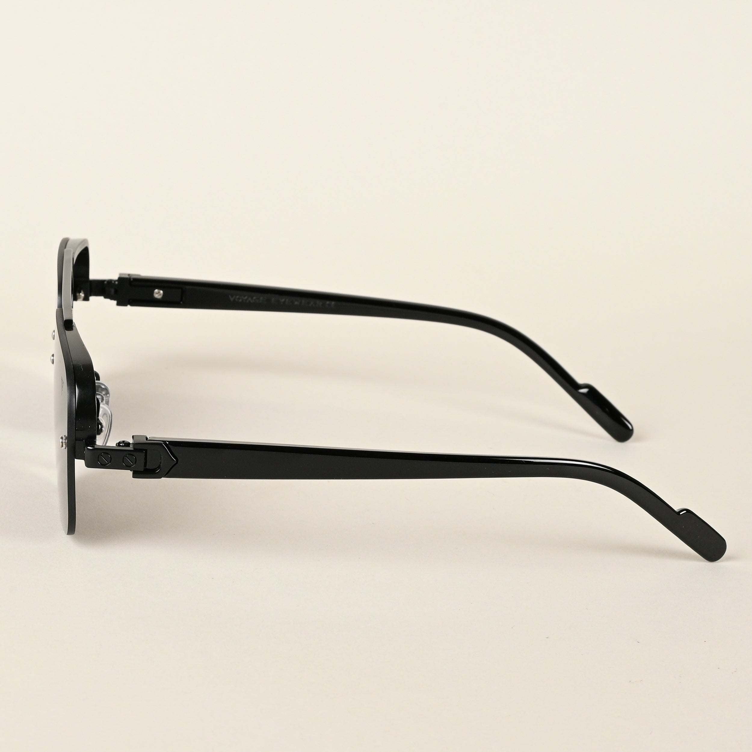 Voyage Black Rectangle Sunglasses for Men & Women (2317MG4503)