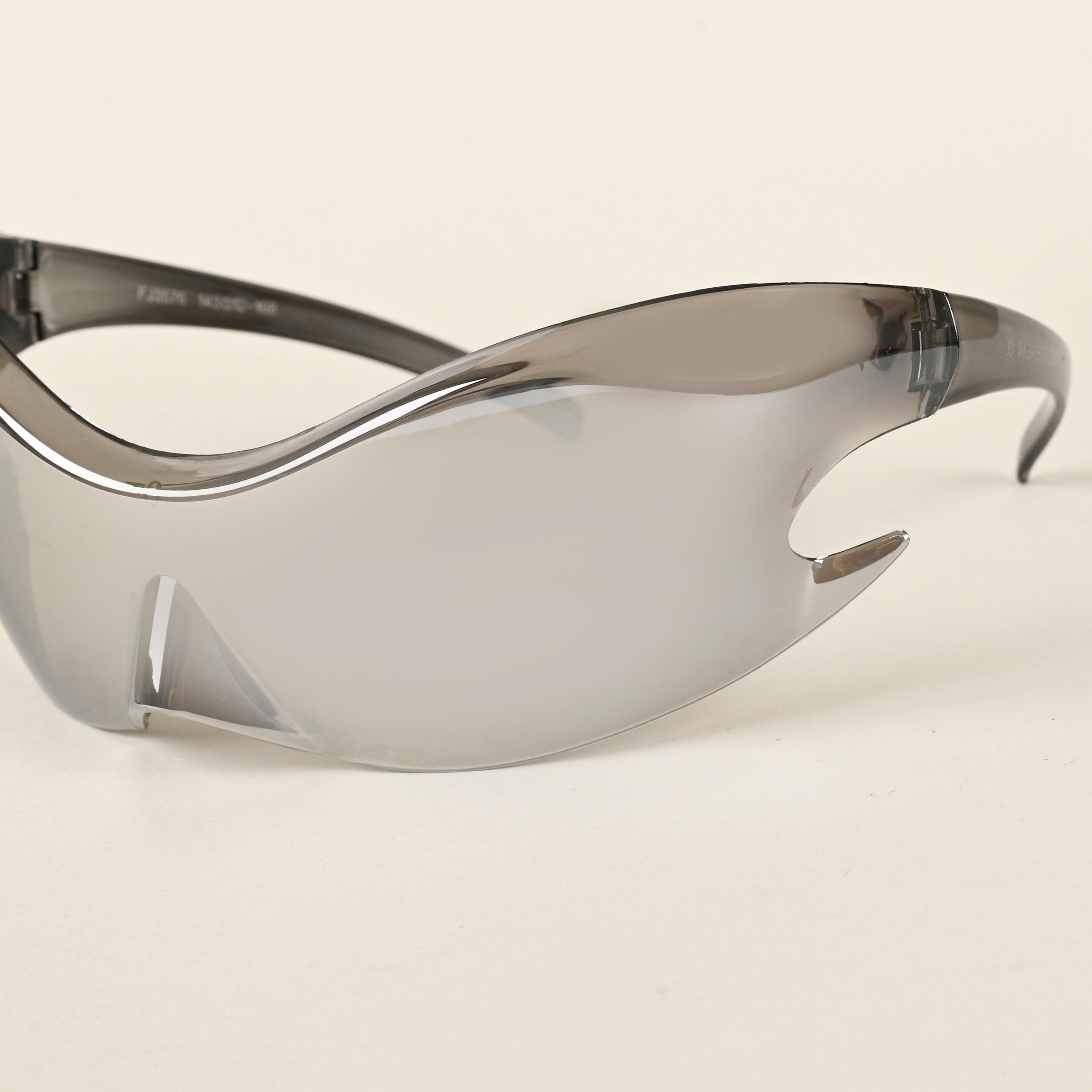 Voyage Grey Wrap Around Sunglasses for Men & Women - MG4525
