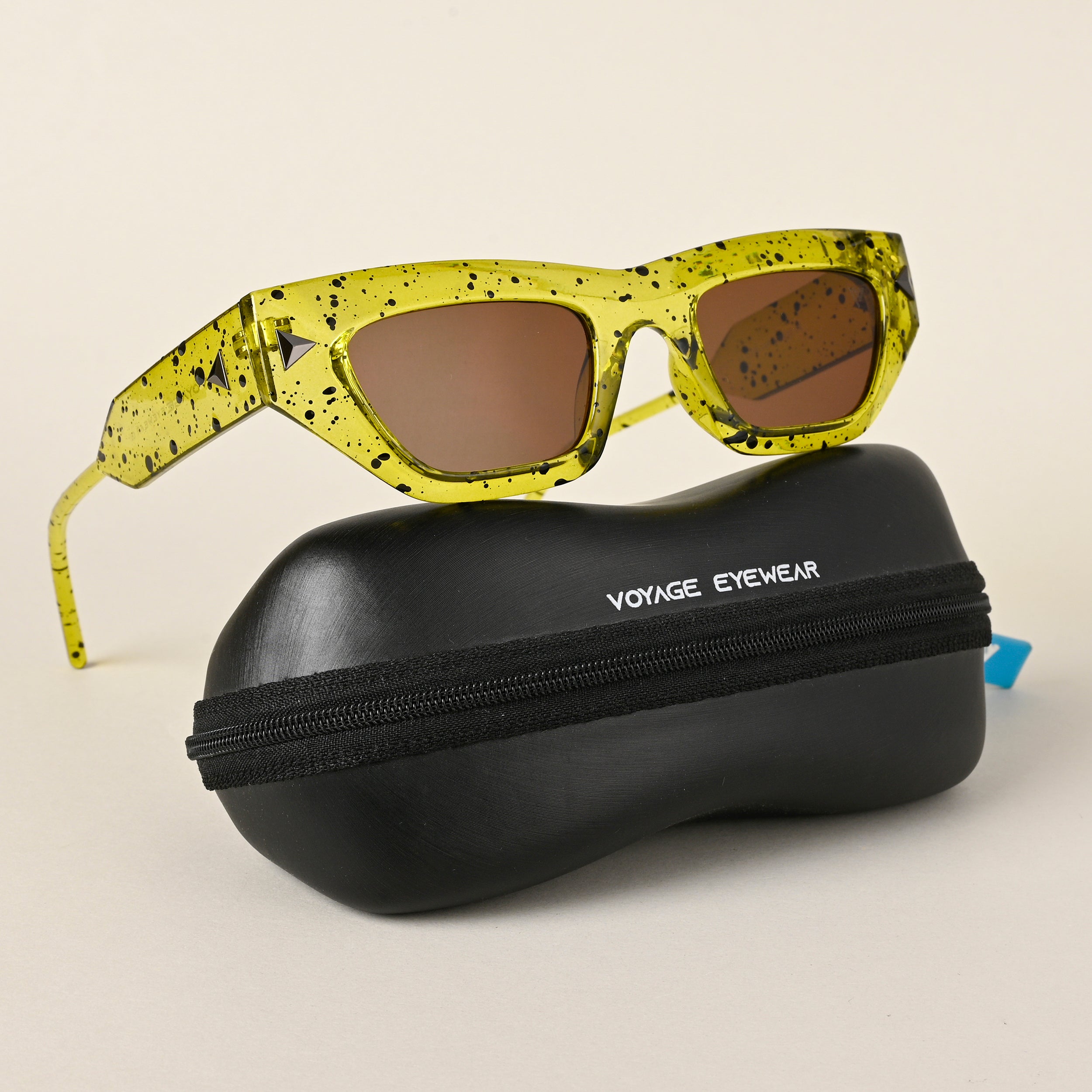 Voyage Brown Cateye Sunglasses for Women (LH077MG4505)