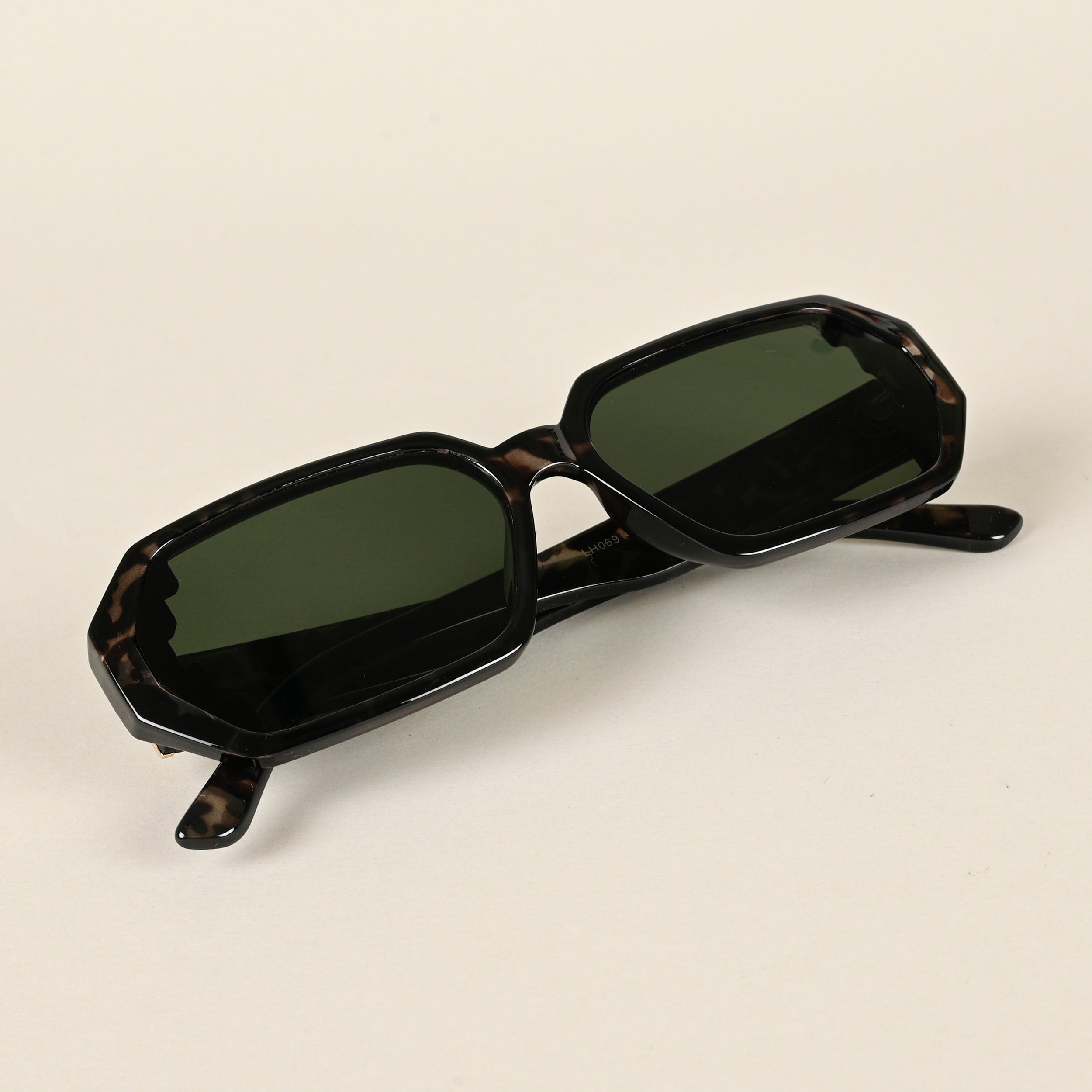 Voyage Green Rectangle Sunglasses for Men & Women (LH069MG4507)