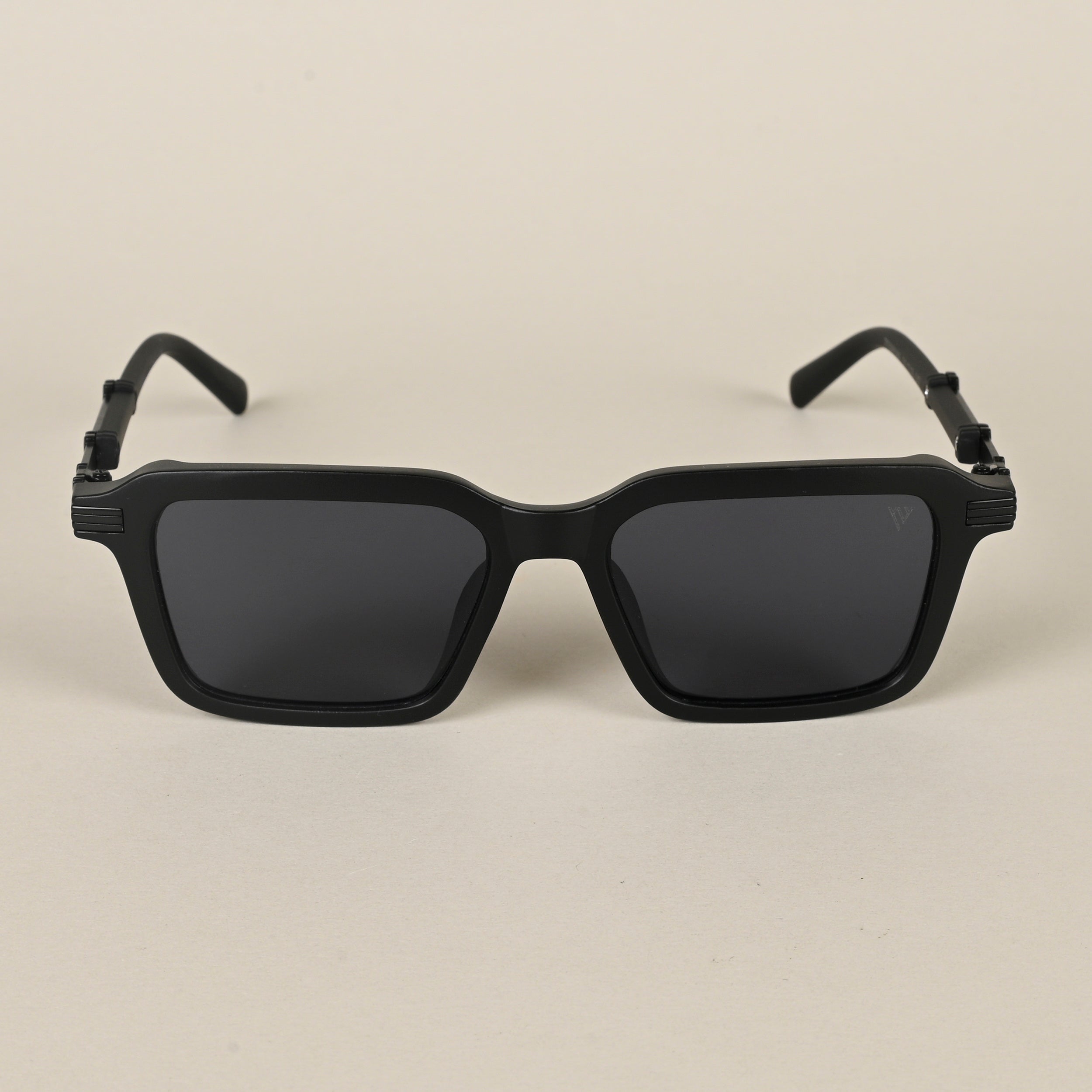 Voyage Black Wayfarer Sunglasses for Men & Women (98086MG4566)