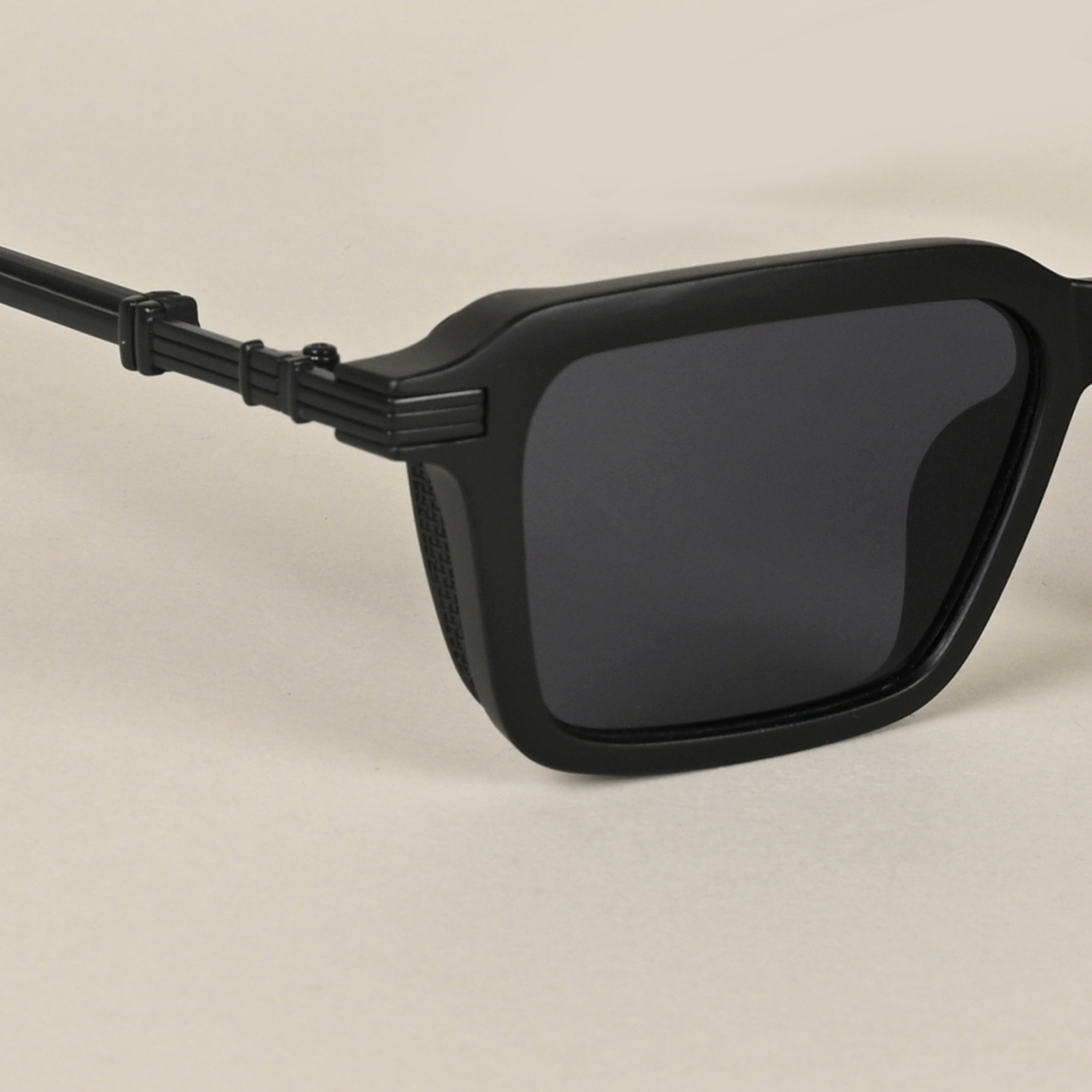 Voyage Black Wayfarer Sunglasses for Men & Women (98086MG4566)