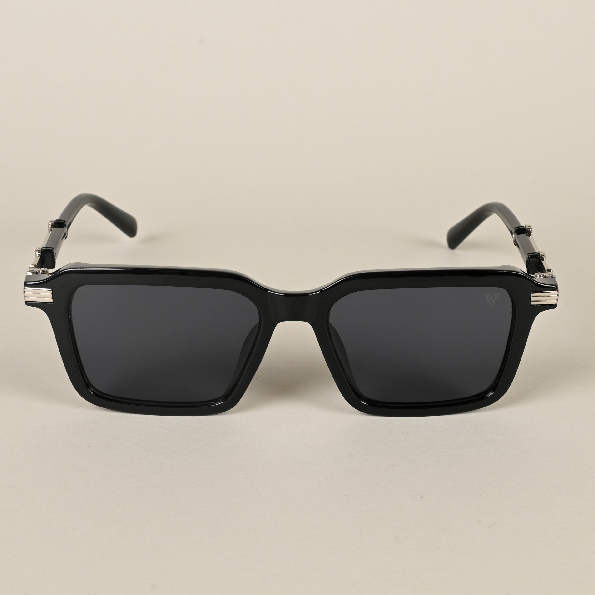 Voyage Black Wayfarer Sunglasses for Men & Women (98086MG4568)