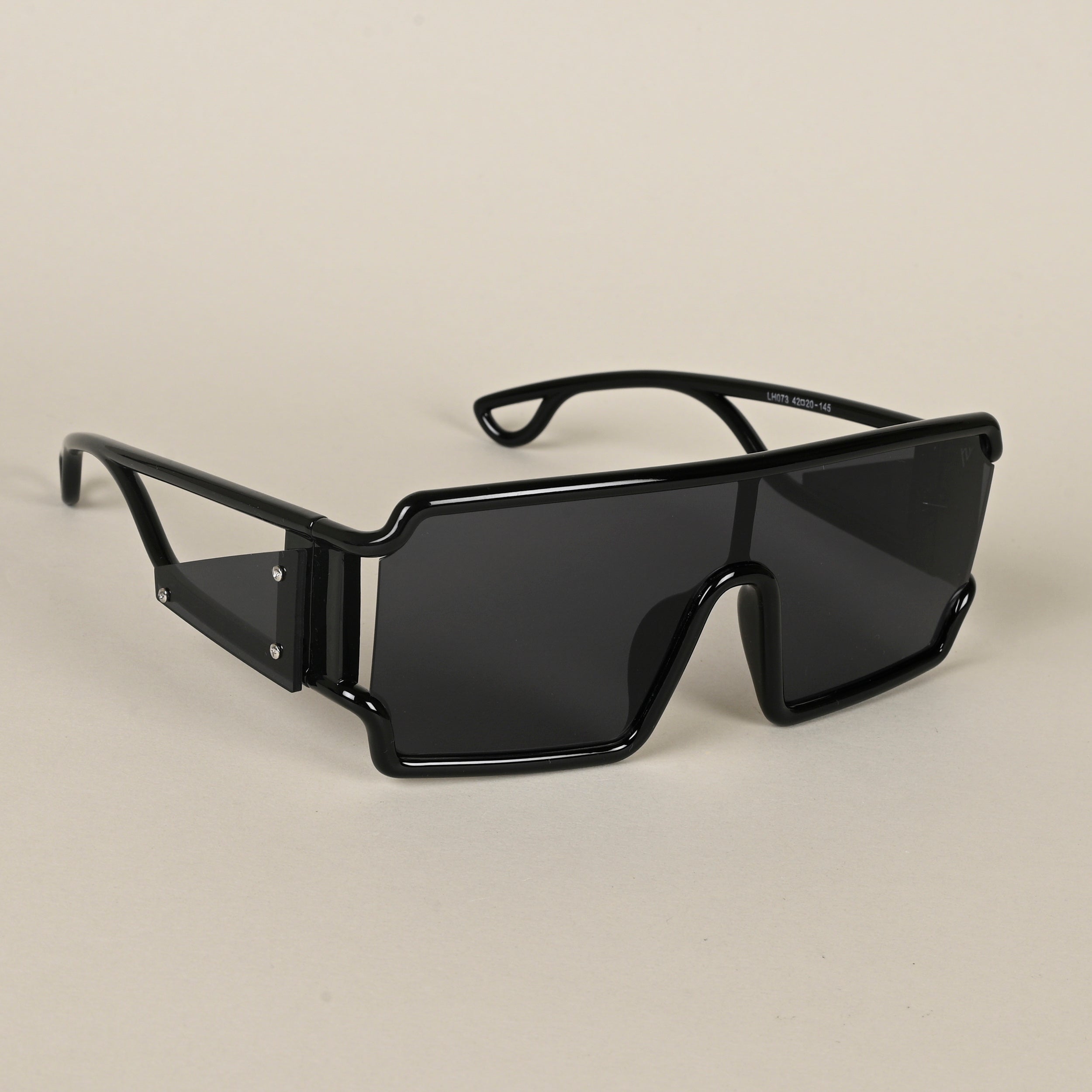 Voyage Black Wayfarer Sunglasses for Men & Women - MG4564