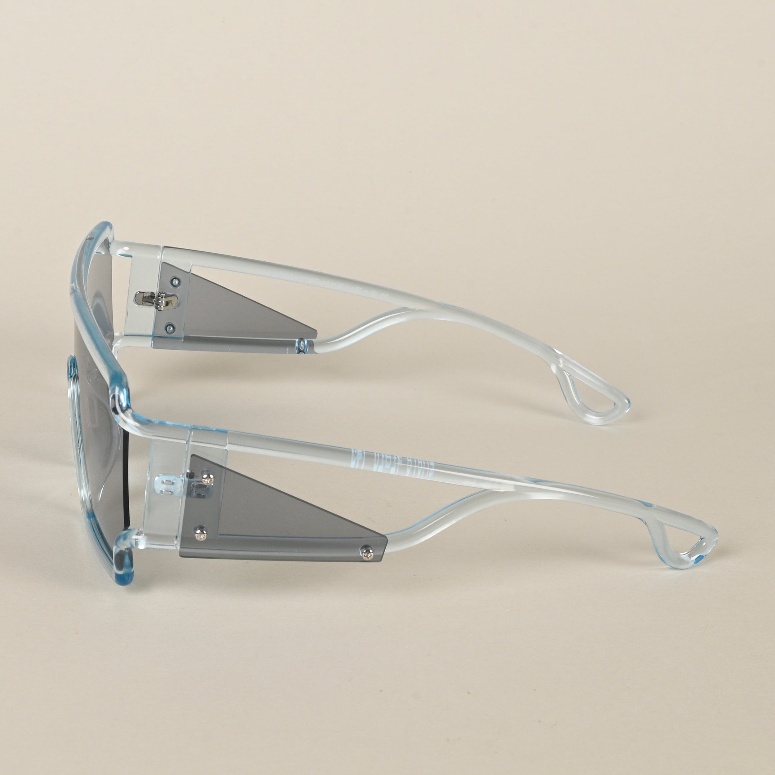 Voyage Transparent Blue Wayfarer Sunglasses for Men & Women - MG4562