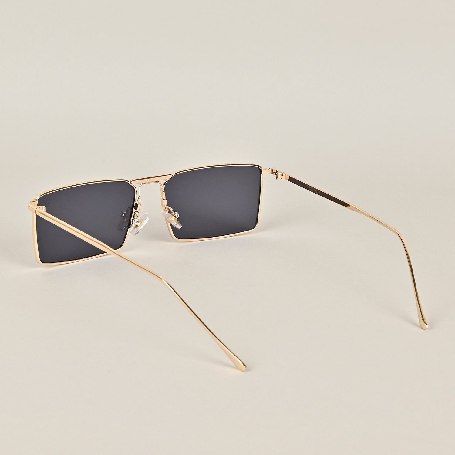 Voyage Black Gold Rectangular Sunglasses - MG3572