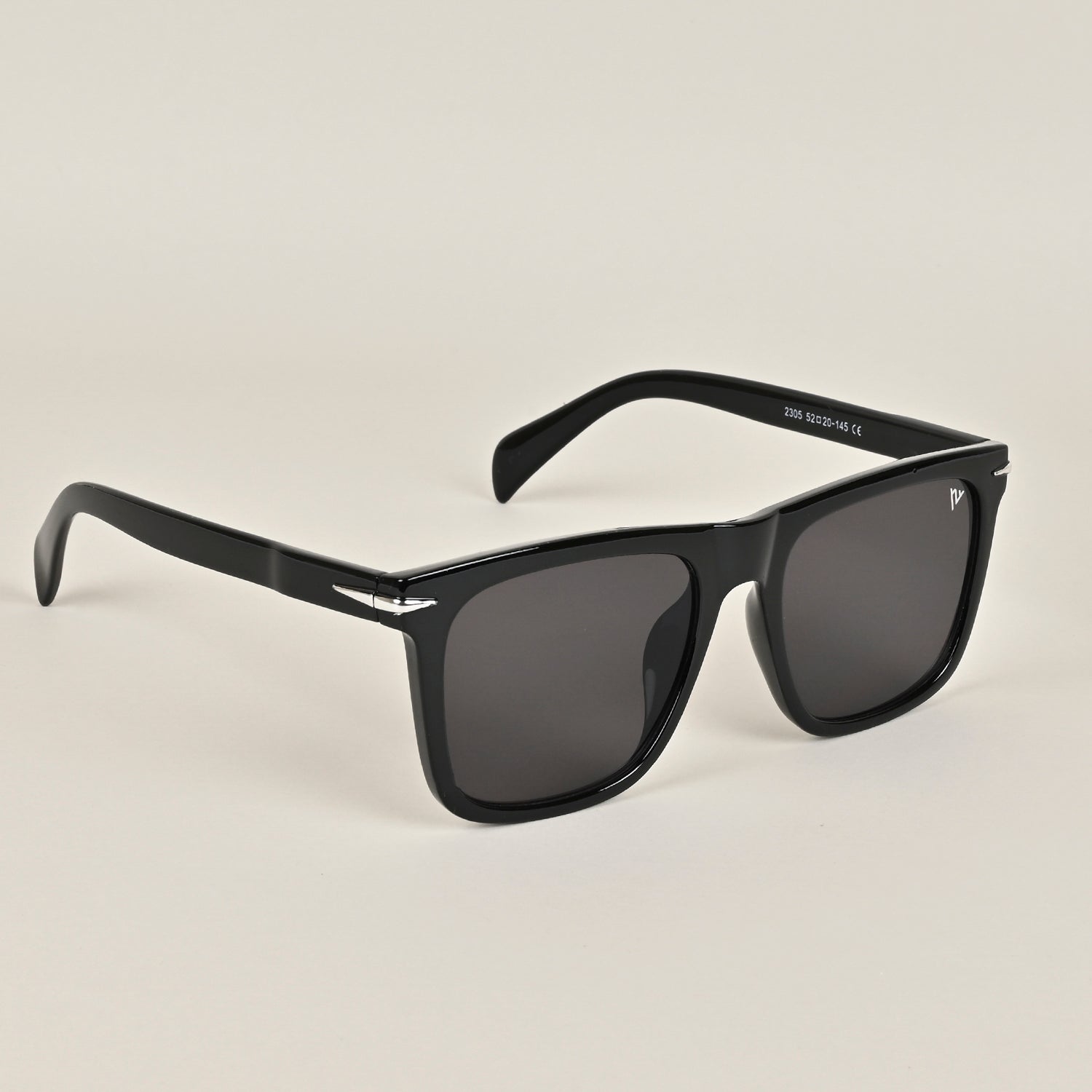 Voyage Black Wayfarer Sunglasses - MG3636