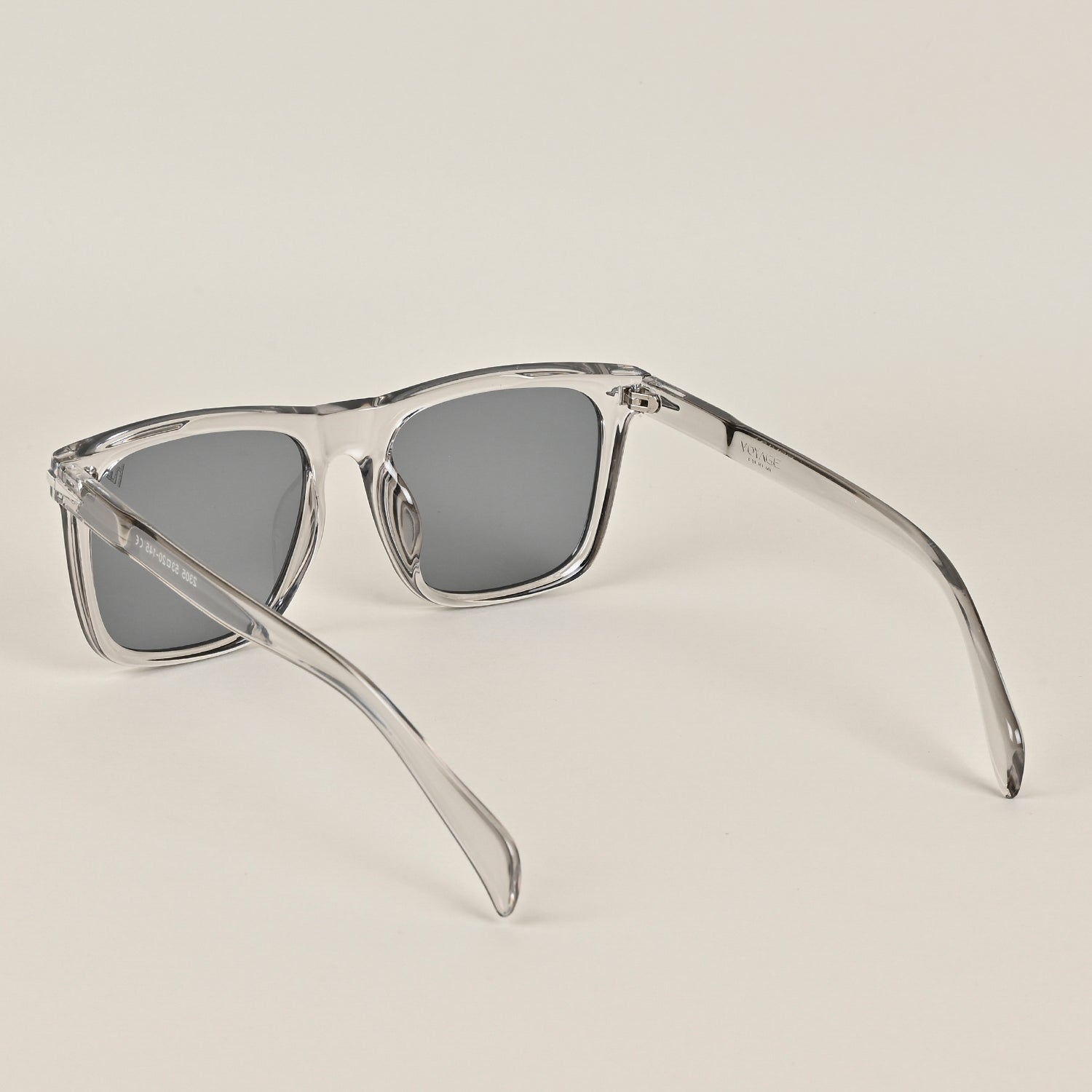 Voyage Transparent Grey Wayfarer Sunglasses - MG3637