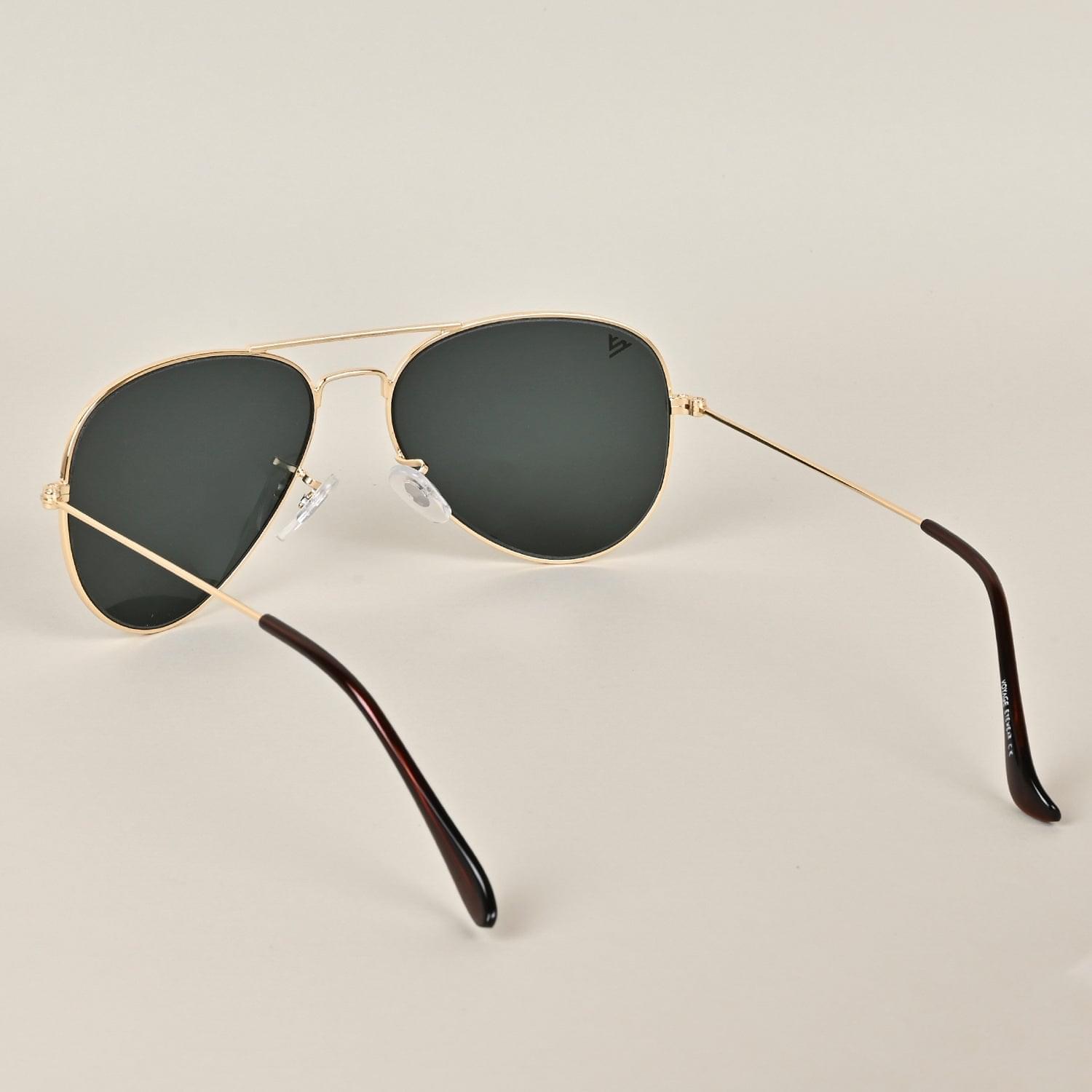 Voyage Black Aviator Sunglasses MG2372