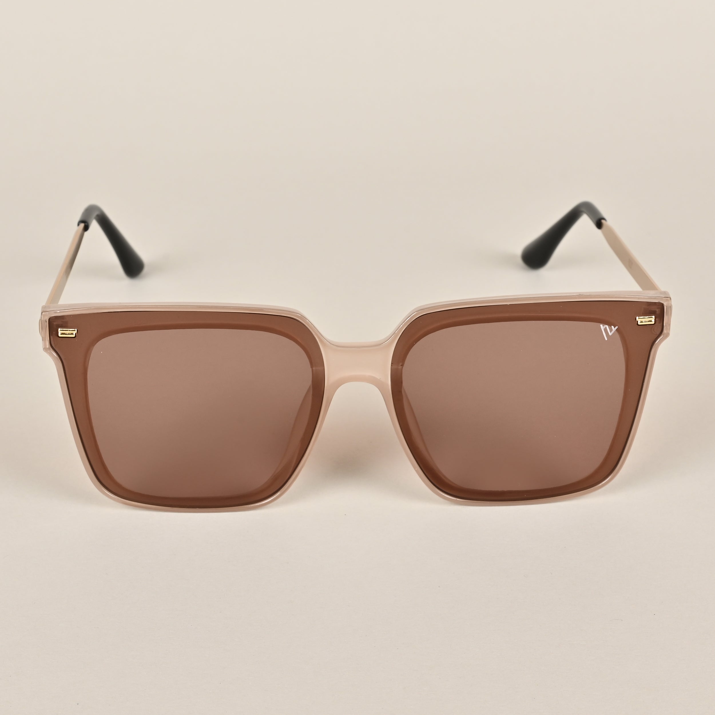 Voyage Brown Designed Wayfarer Sunglasses (631MG3882)