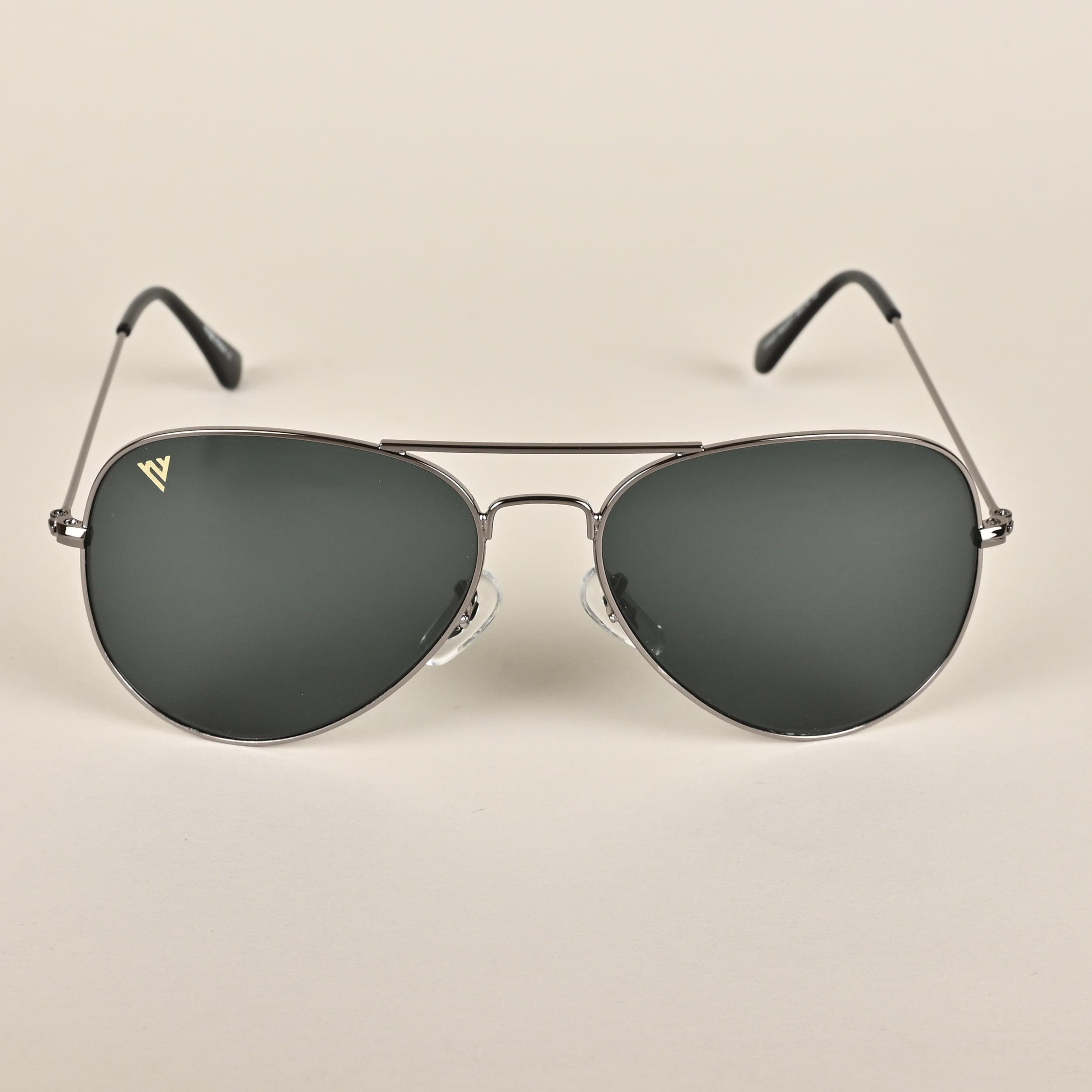 Voyage Black Aviator Sunglasses MG2371