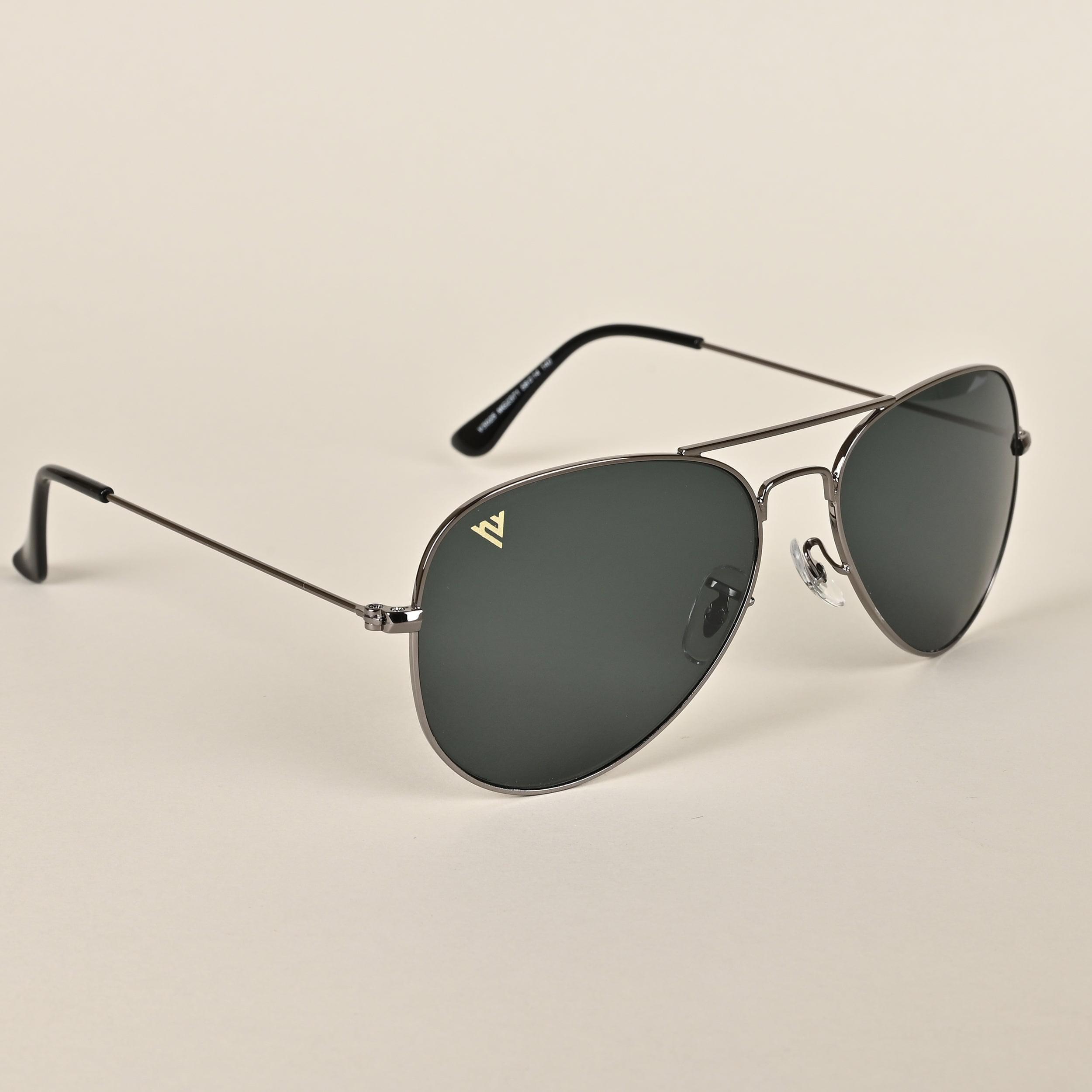 Voyage Black Aviator Sunglasses MG2371