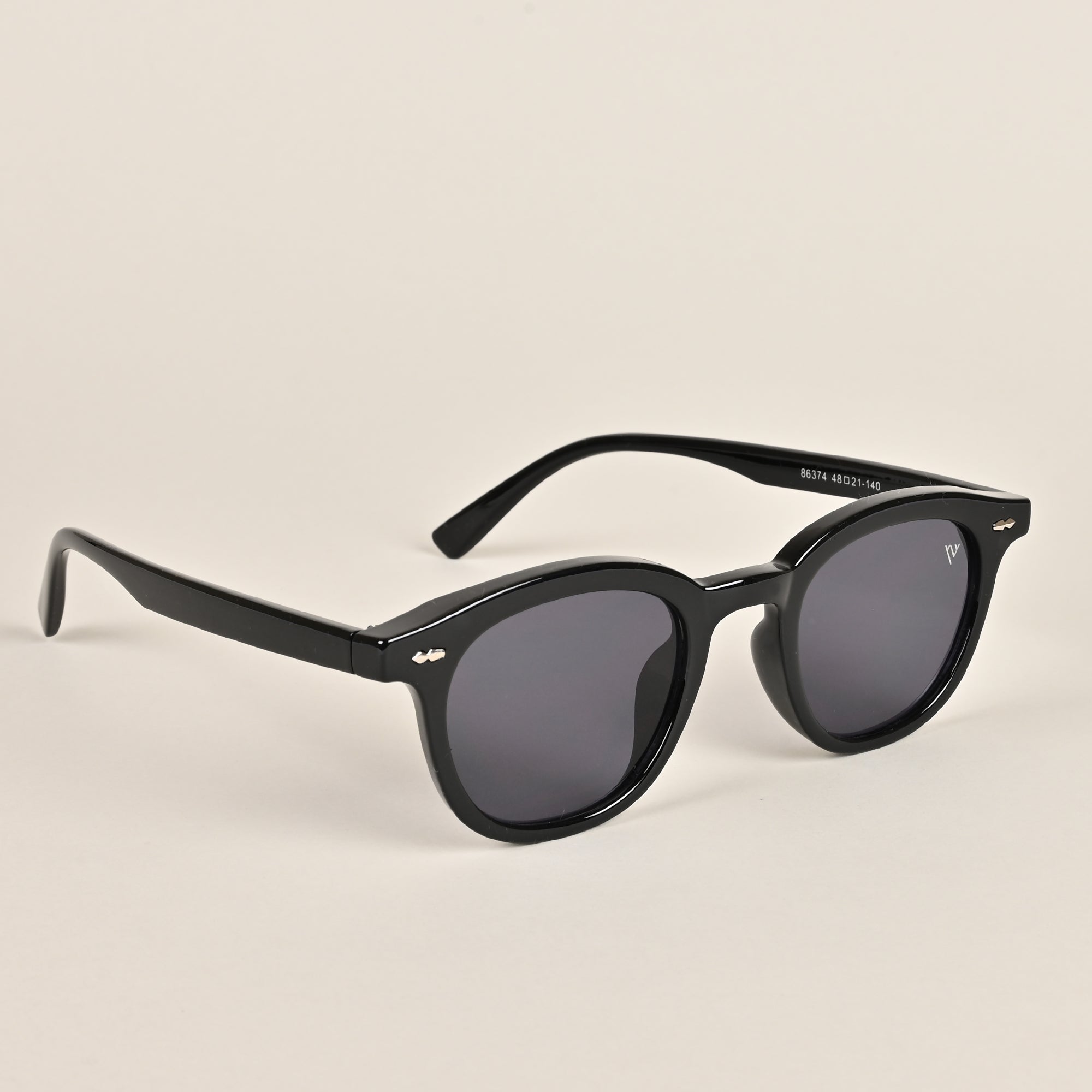 Voyage Black Round Sunglasses - MG3905