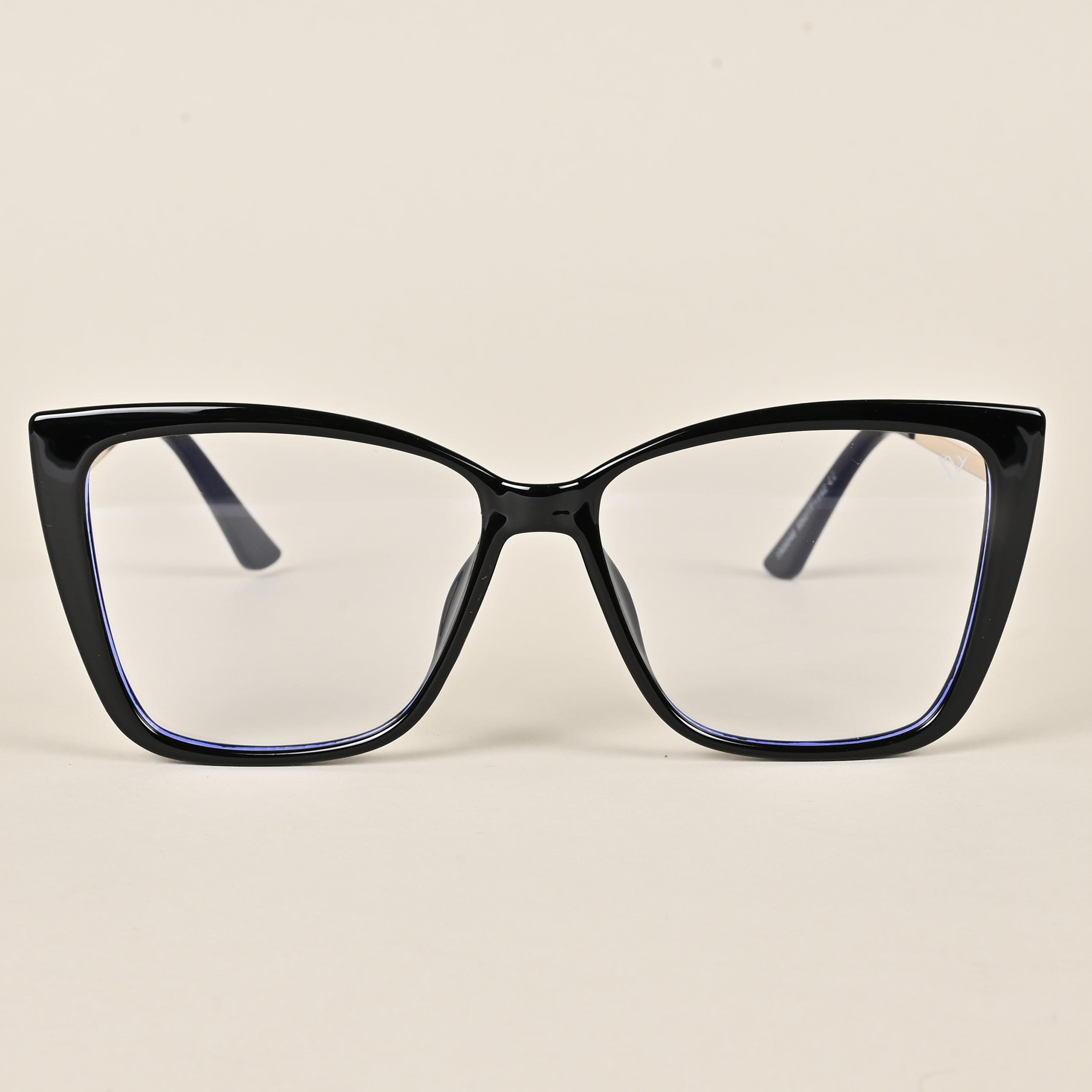 Voyage Black Cateye Eyeglasses for Women - MG4011