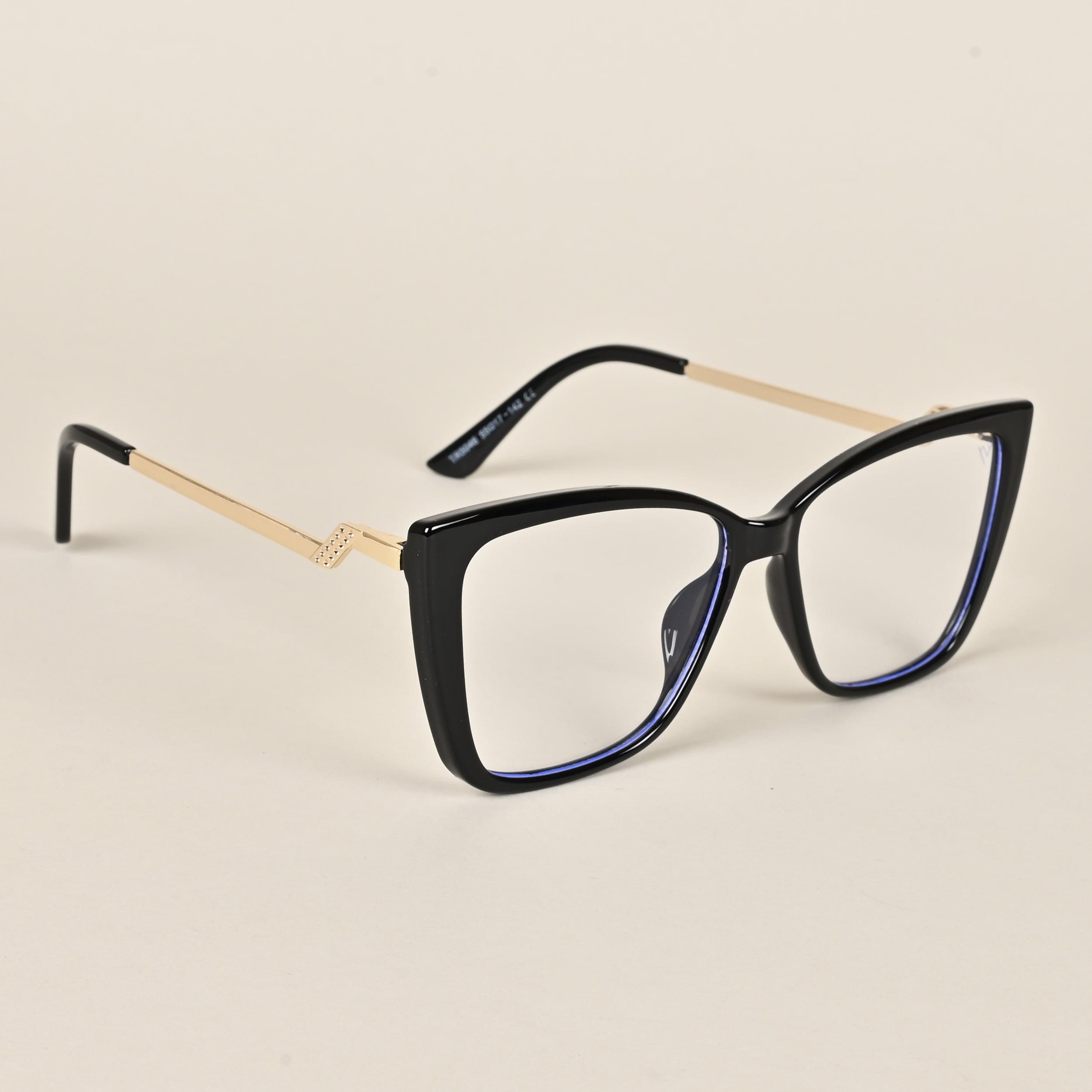 Voyage Black Cateye Eyeglasses for Women - MG4011