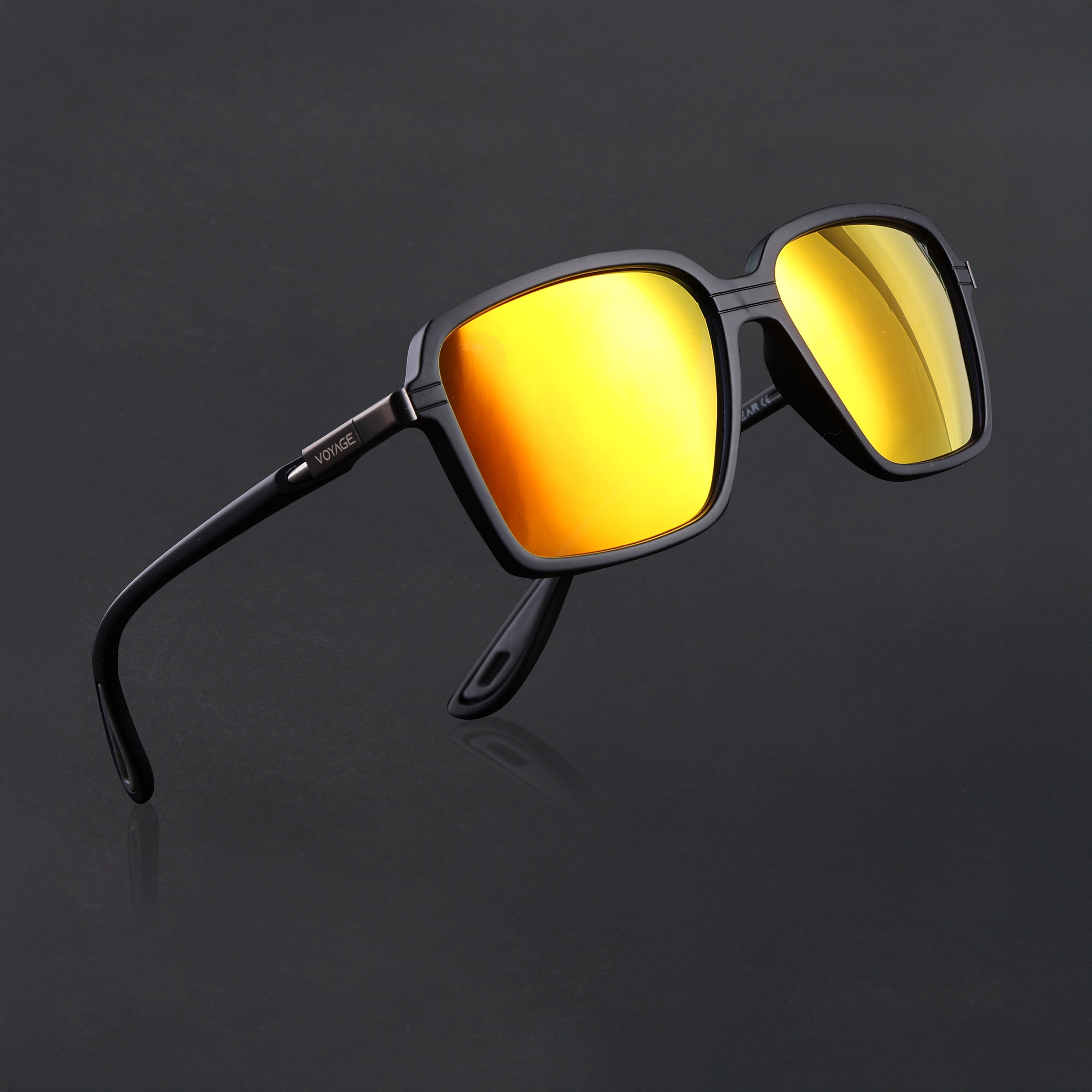 Hydra | Multicolor Reflector Polarized Square Sunglasses | PMG6658