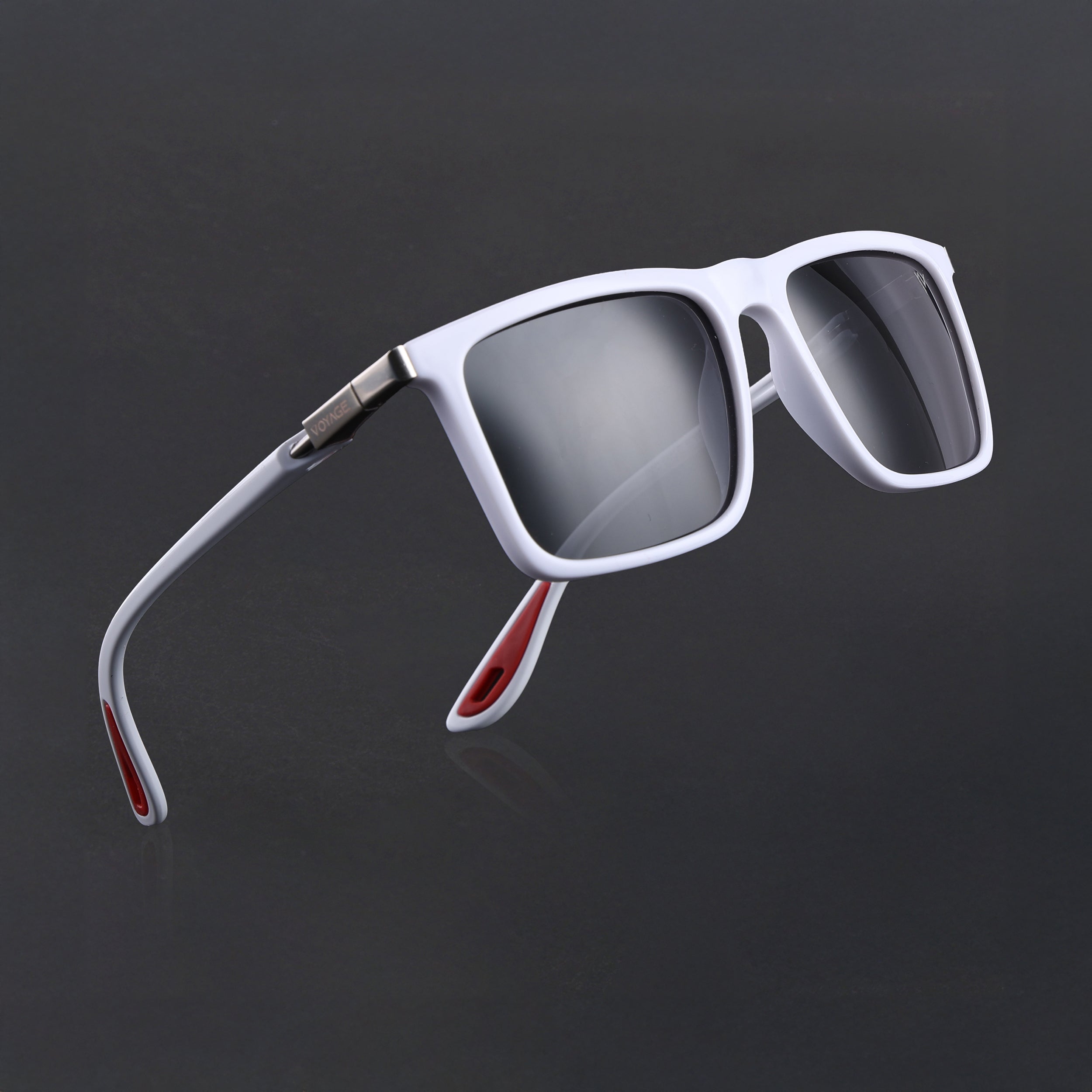 Beast 2.0 |White Polarized Square Sunglasses | PMG6649