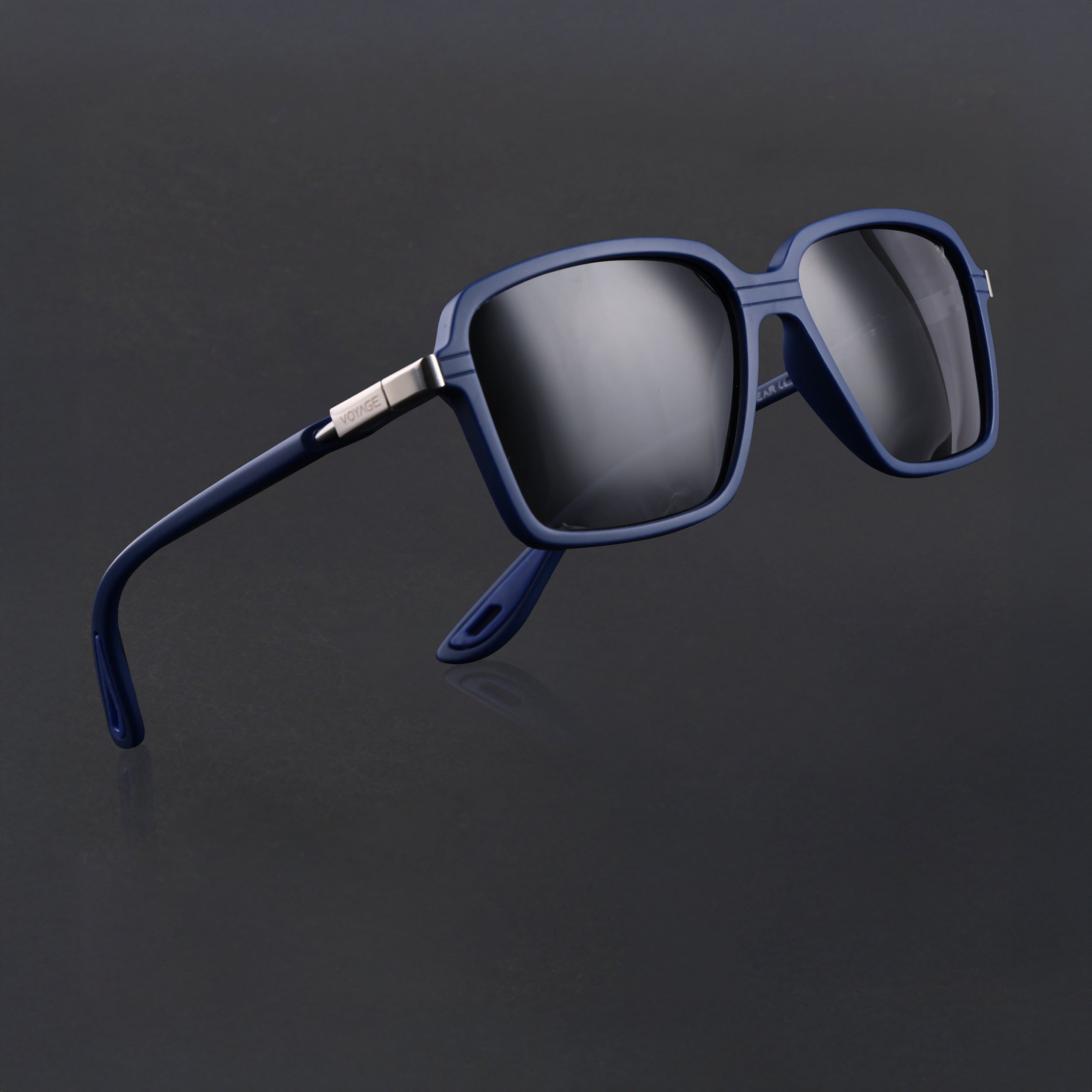 Hydra | Blue Polarized Square Sunglasses | PMG6657