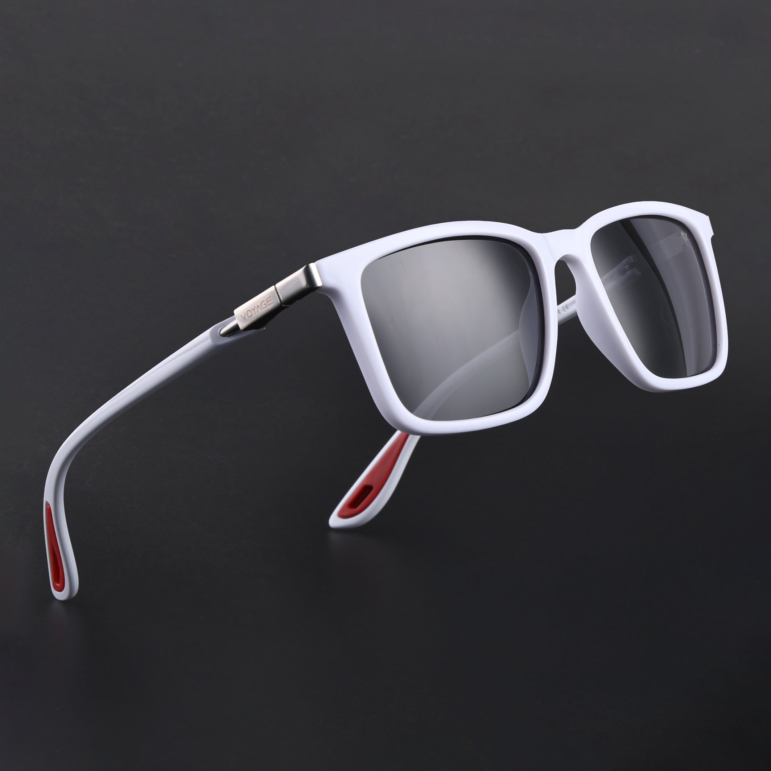 Beast | White Polarized Square Sunglasses | PMG6636