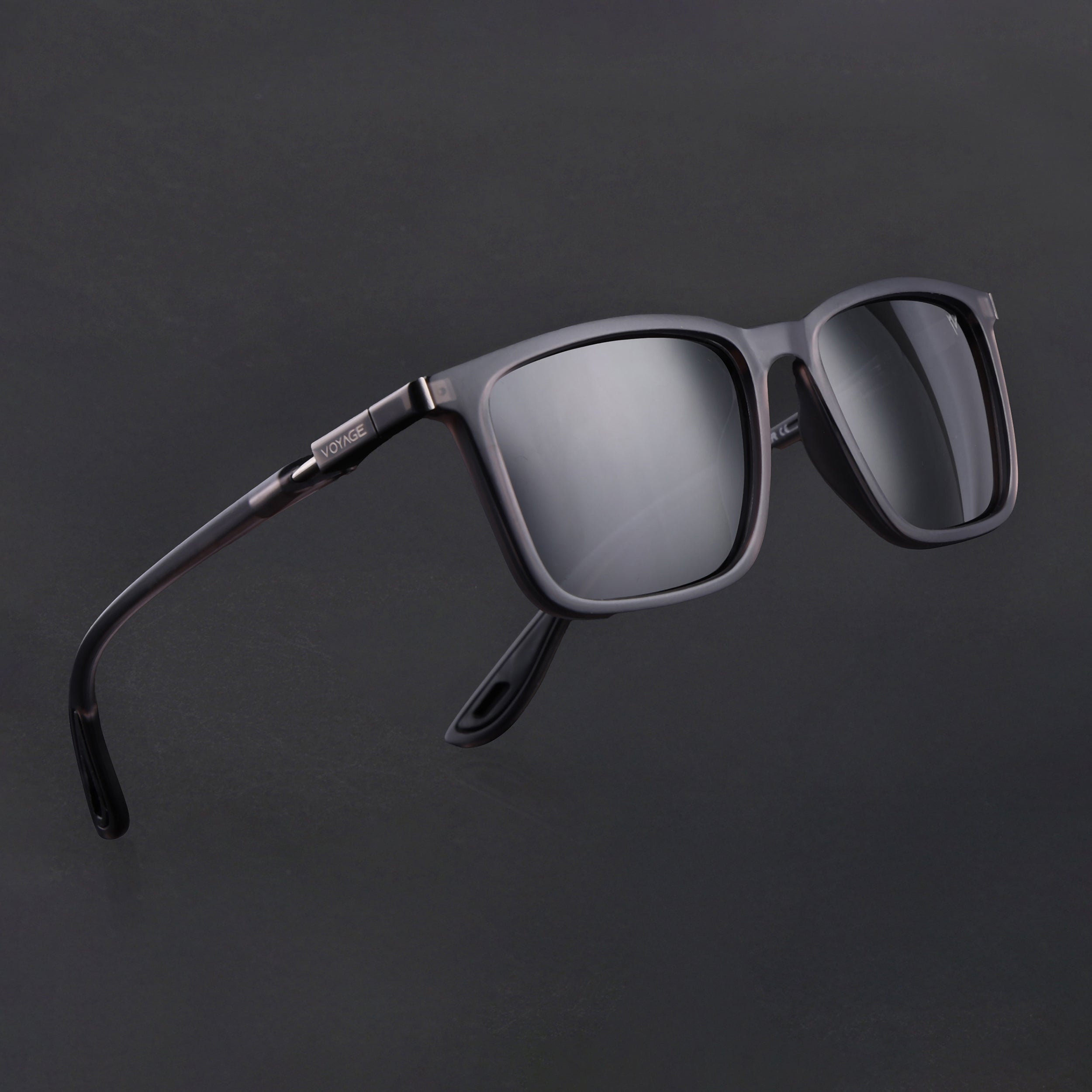 Beast | Grey Polarized Square Sunglasses | PMG6635