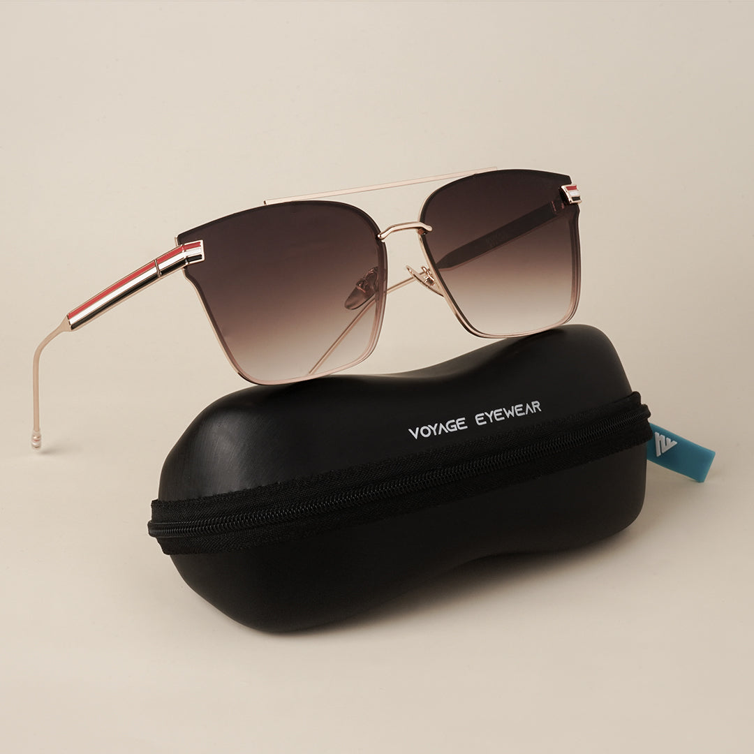 Voyage Wayfarer Brown Sunglasses MG2827