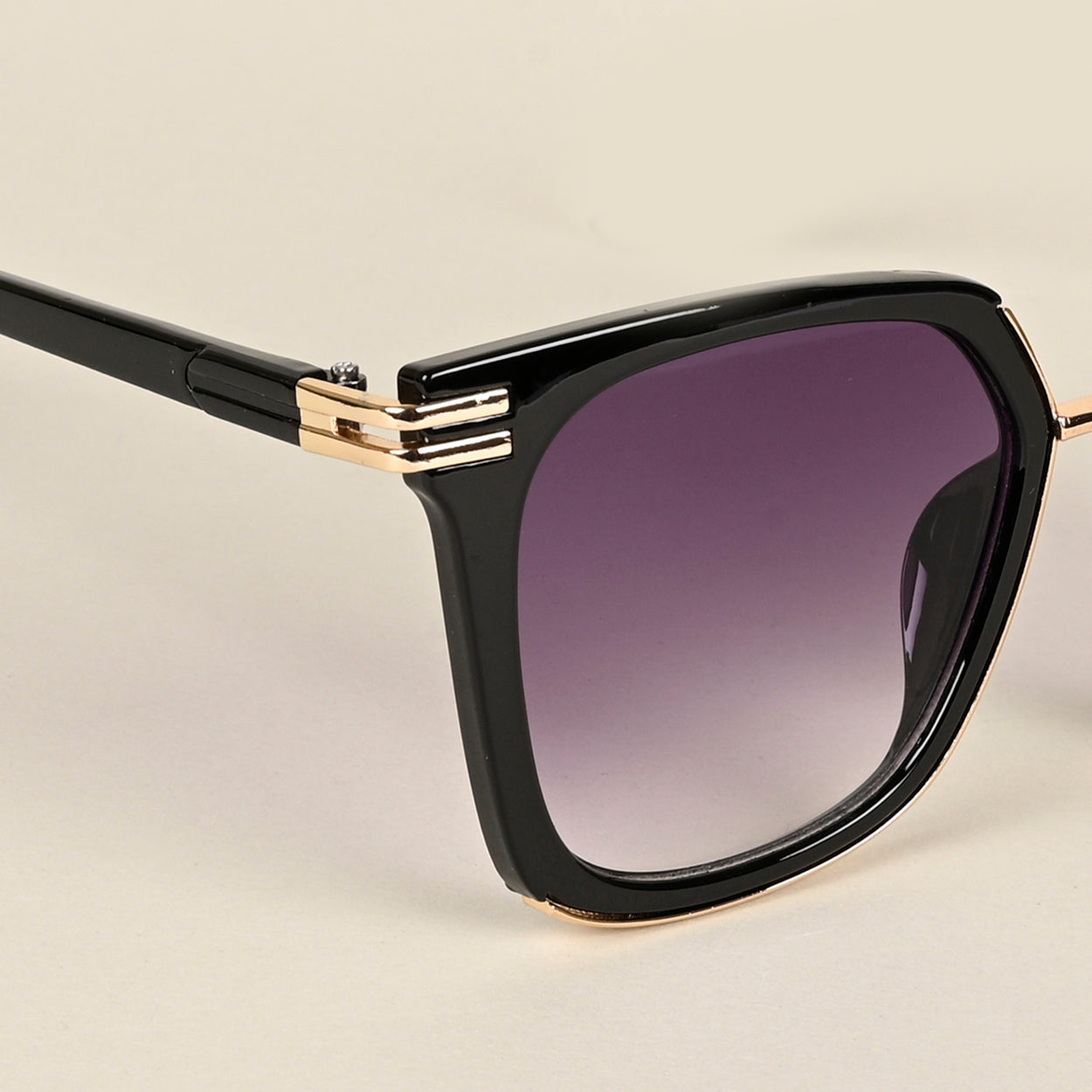 Voyage Purple & Clear Square Sunglasses for Women (L80054MG4236)