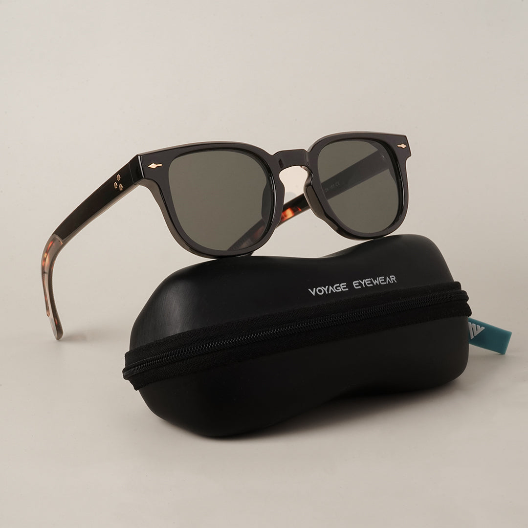 Voyage Green Wayfarer Sunglasses (6508MG3836)