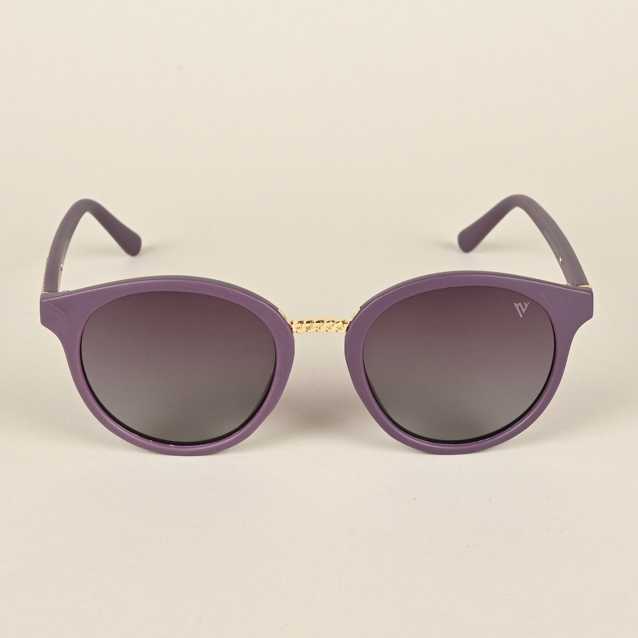 Voyage Brown & Clear Round Polarized Sunglasses for Women - PMG4260