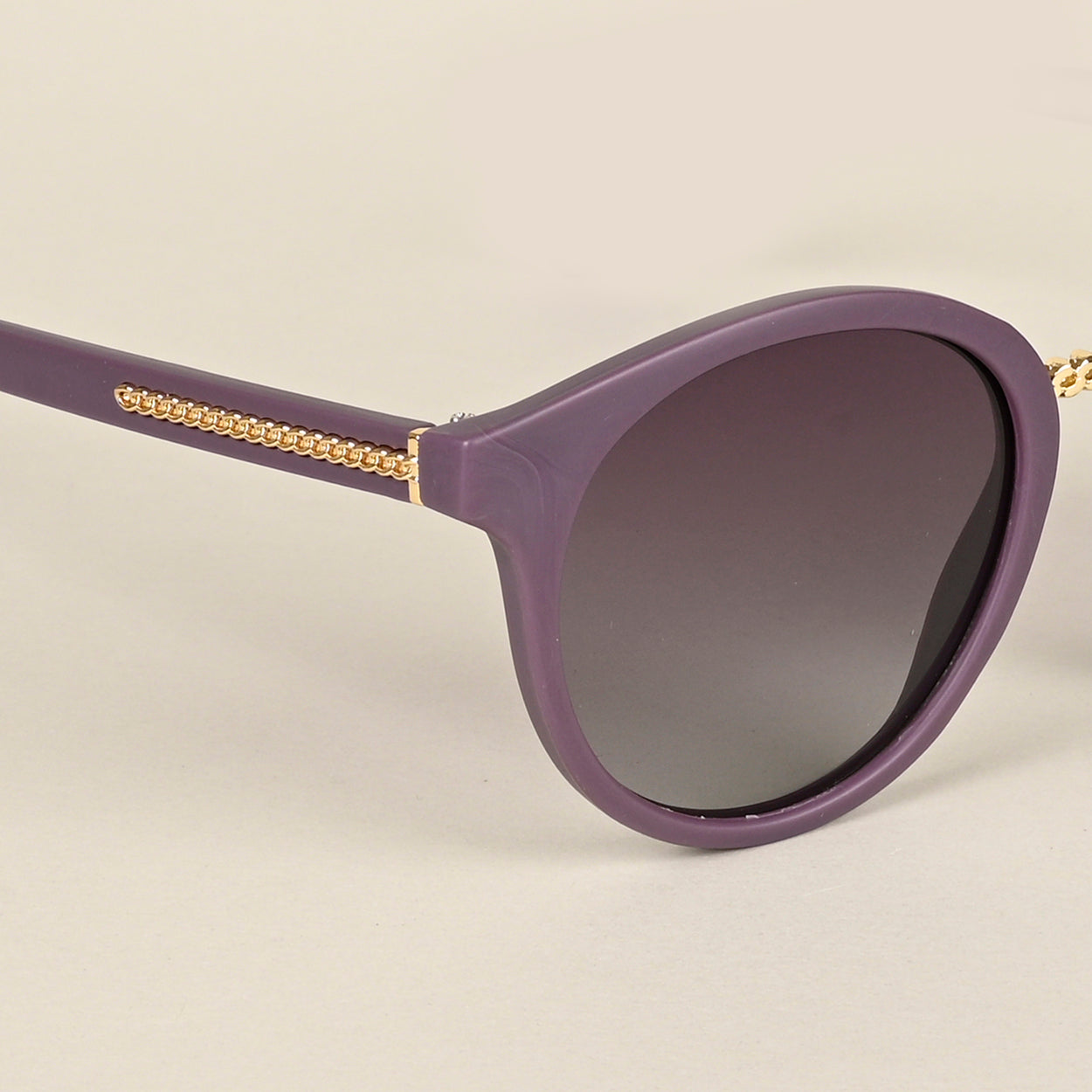 Voyage Brown & Clear Round Polarized Sunglasses for Women - PMG4260