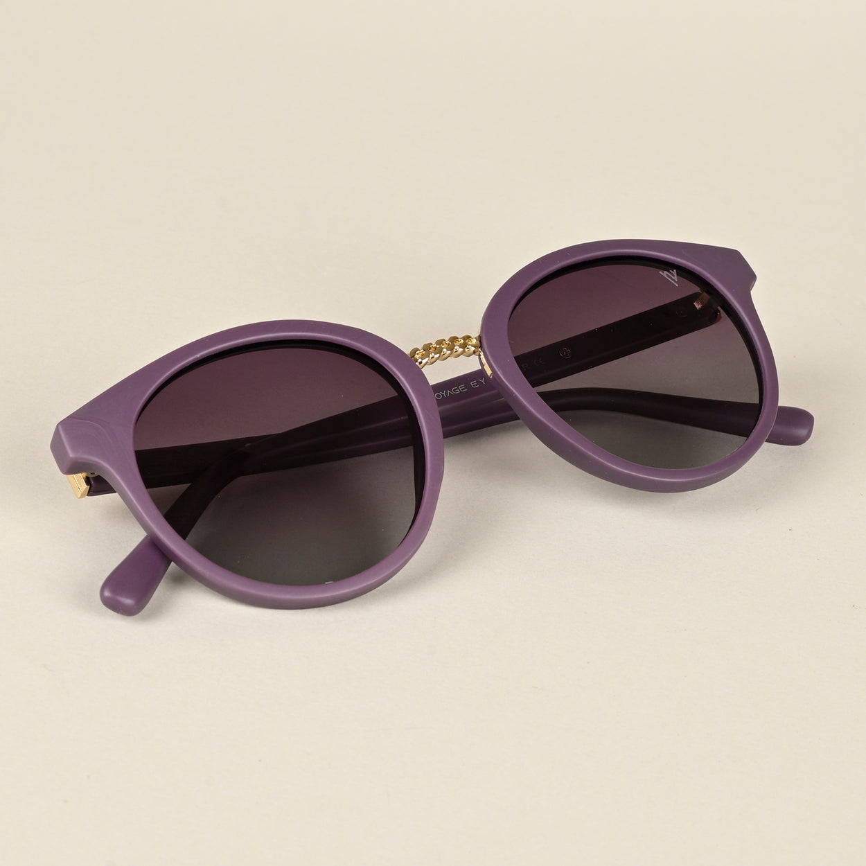 Voyage Brown & Clear Round Polarized Sunglasses for Women - PMG4260
