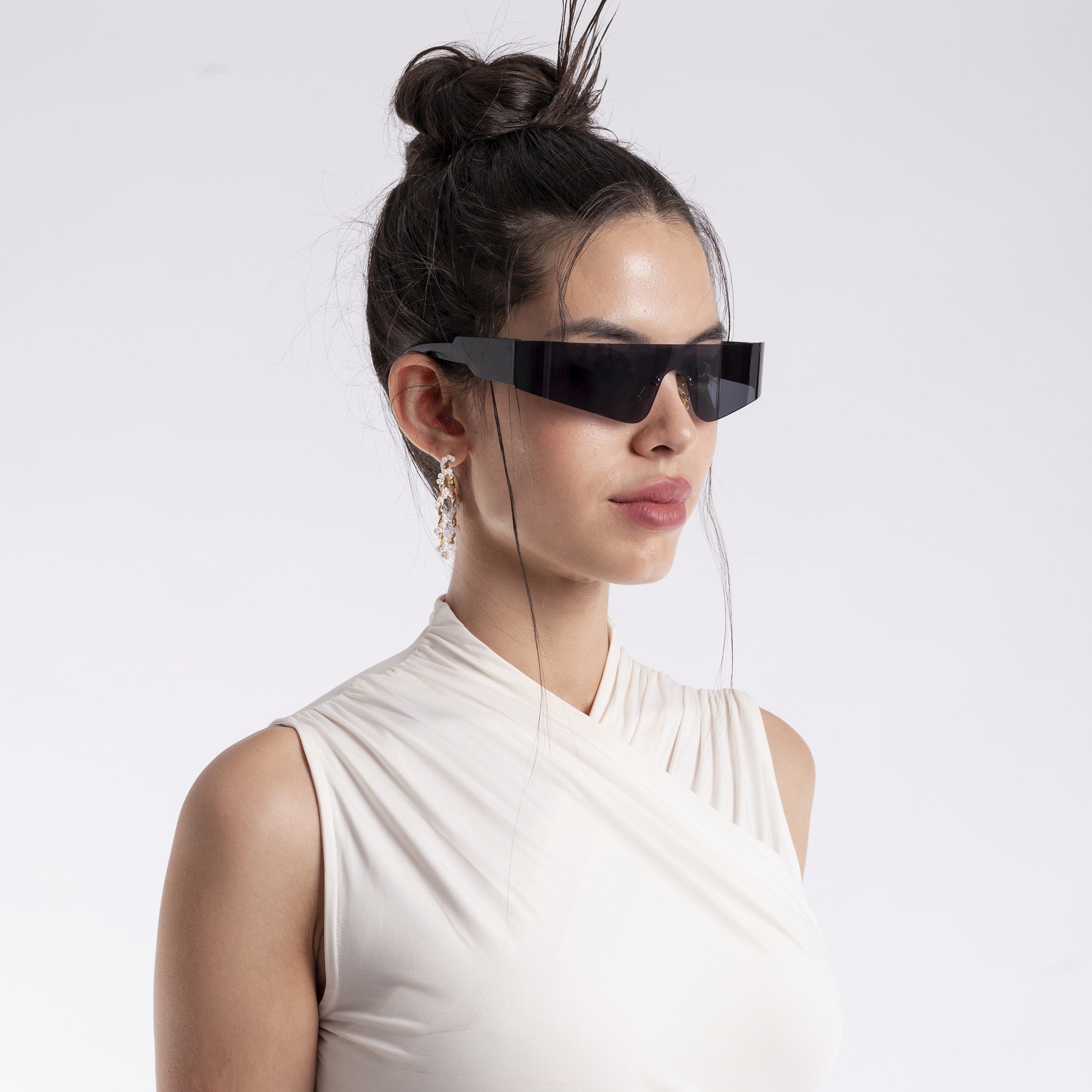 Xylar | Black Polarized Wrap Around Sunglasses - PMG4022