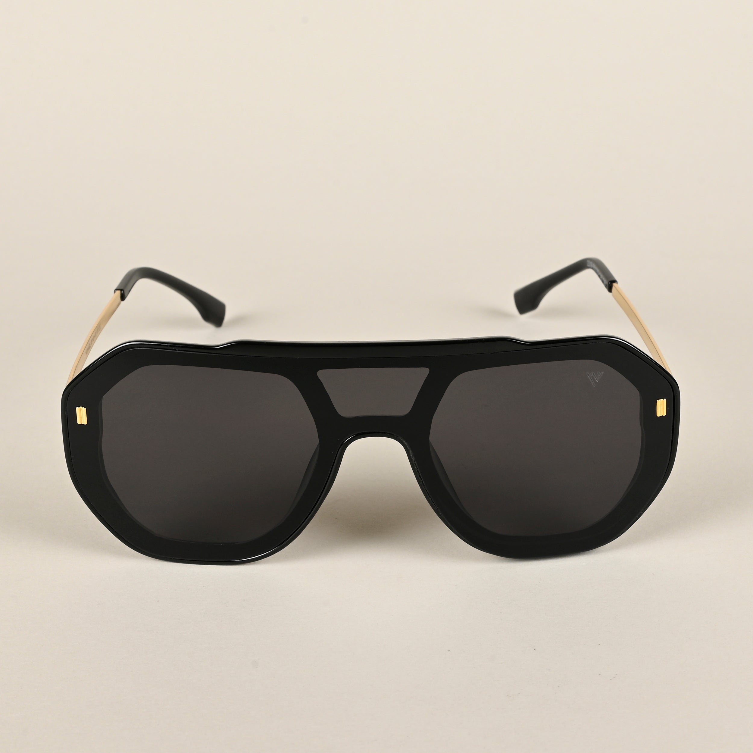 Voyage Black Wayfarer Sunglasses for Men & Women - MG4181