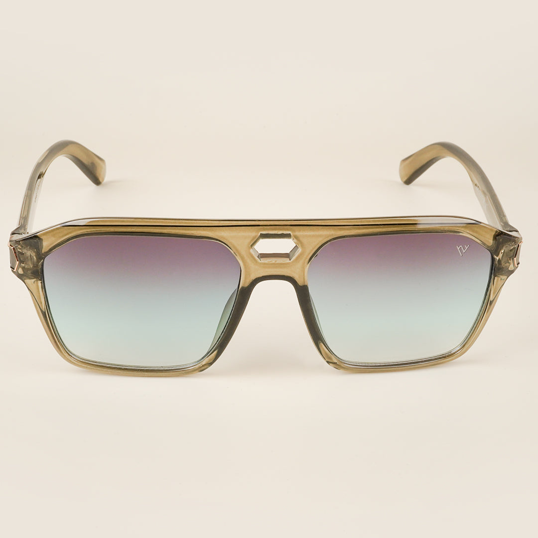 Voyage Violet, Blue & Clear Wayfarer Sunglasses for Men & Women - MG4101