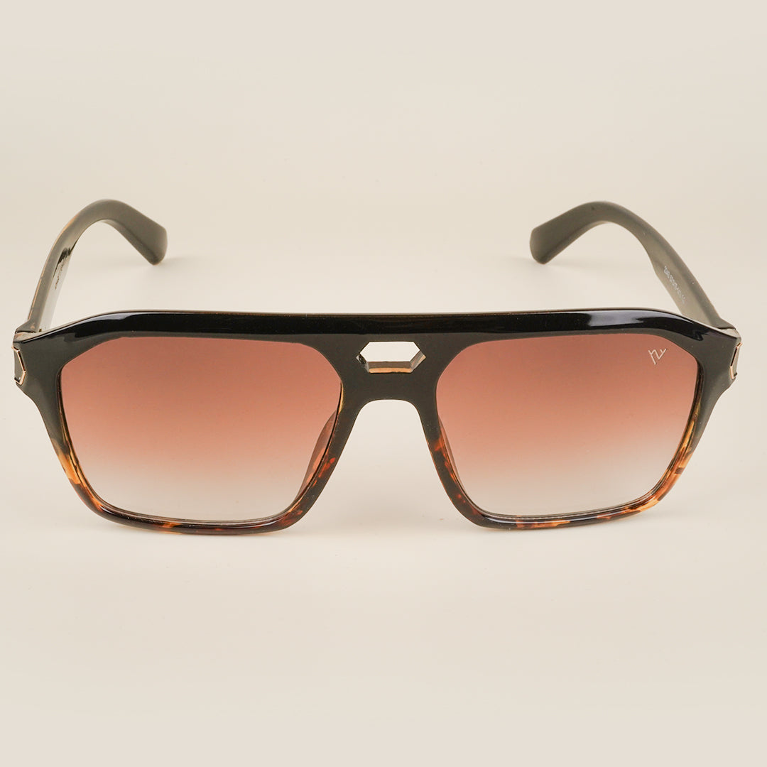 Voyage Brown & Clear Wayfarer Sunglasses for Men & Women - MG4099