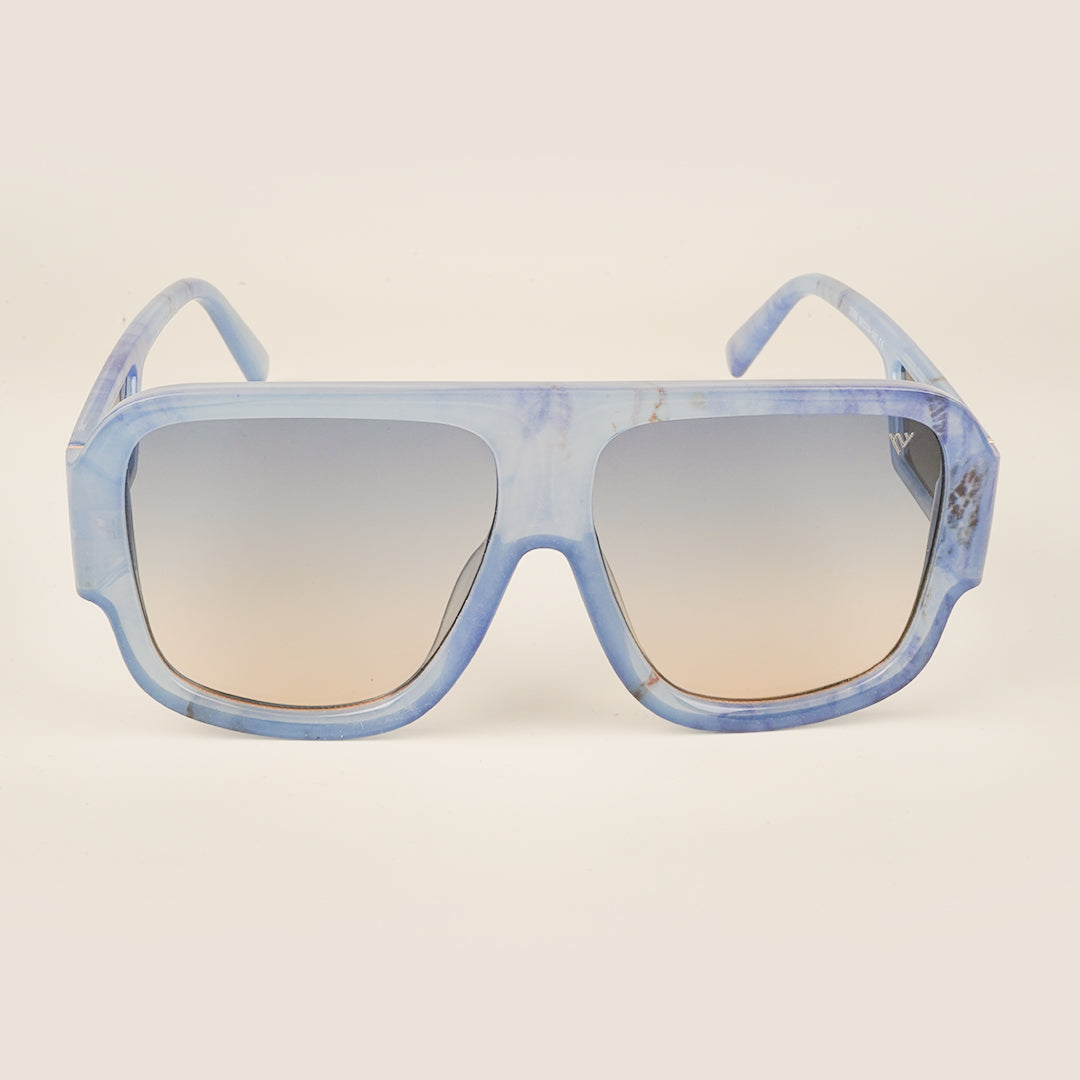 Voyage Blue & Brown Wayfarer Sunglasses for Men & Women (2359MG4103)