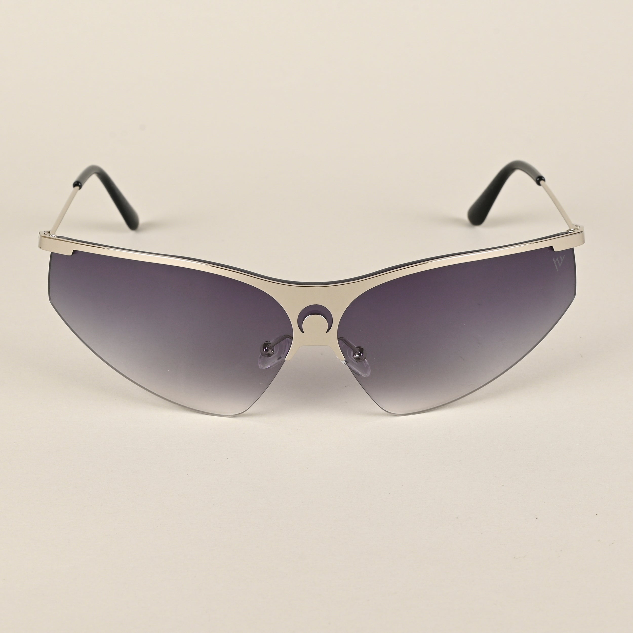 Voyage Grey & Clear Wrap-Around Sunglasses for Men & Women - MG4218