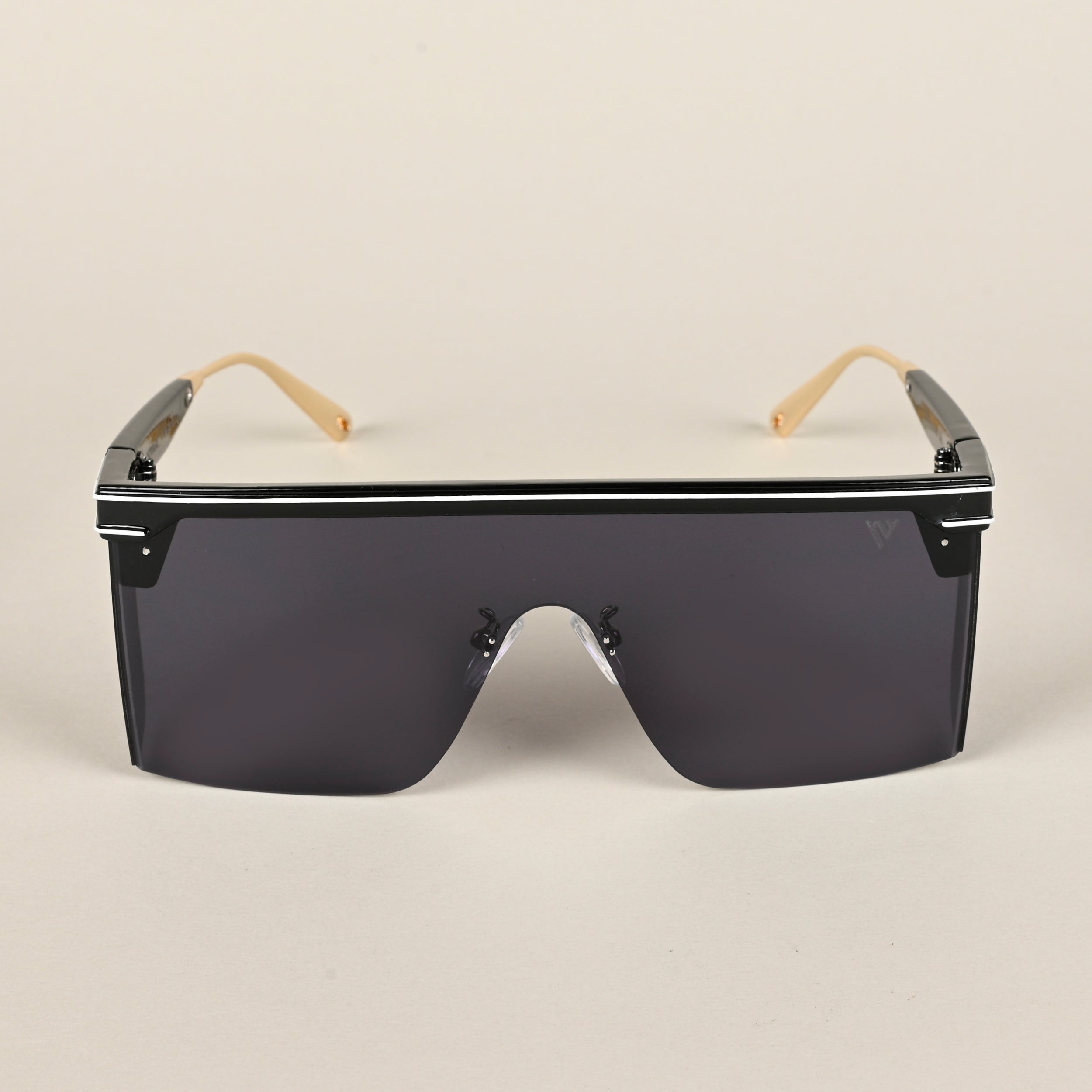 Voyage Black Wayfarer Sunglasses for Men & Women - MG4182