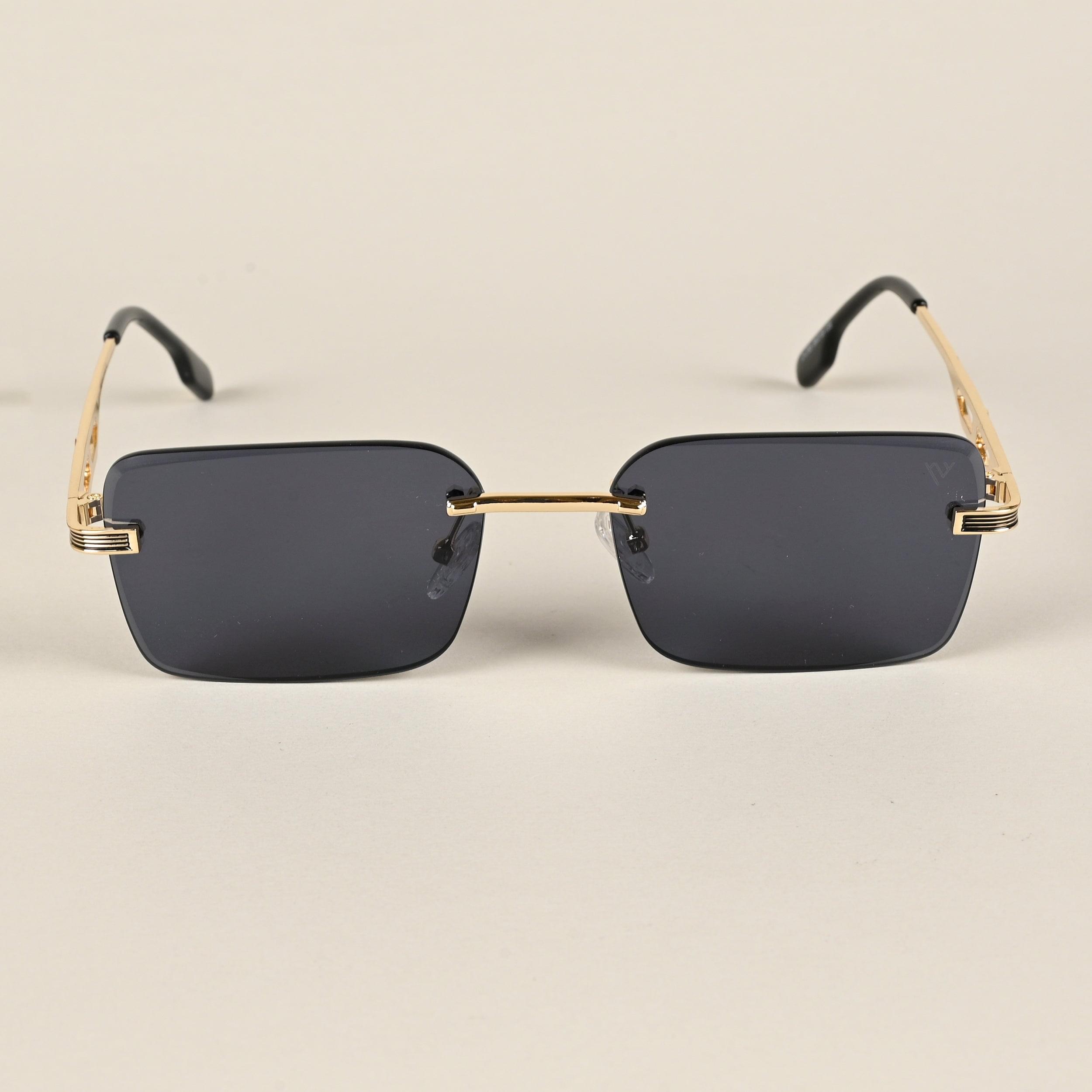 Voyage Rectangle Rimless Sunglasses for Men & Women - MG4217