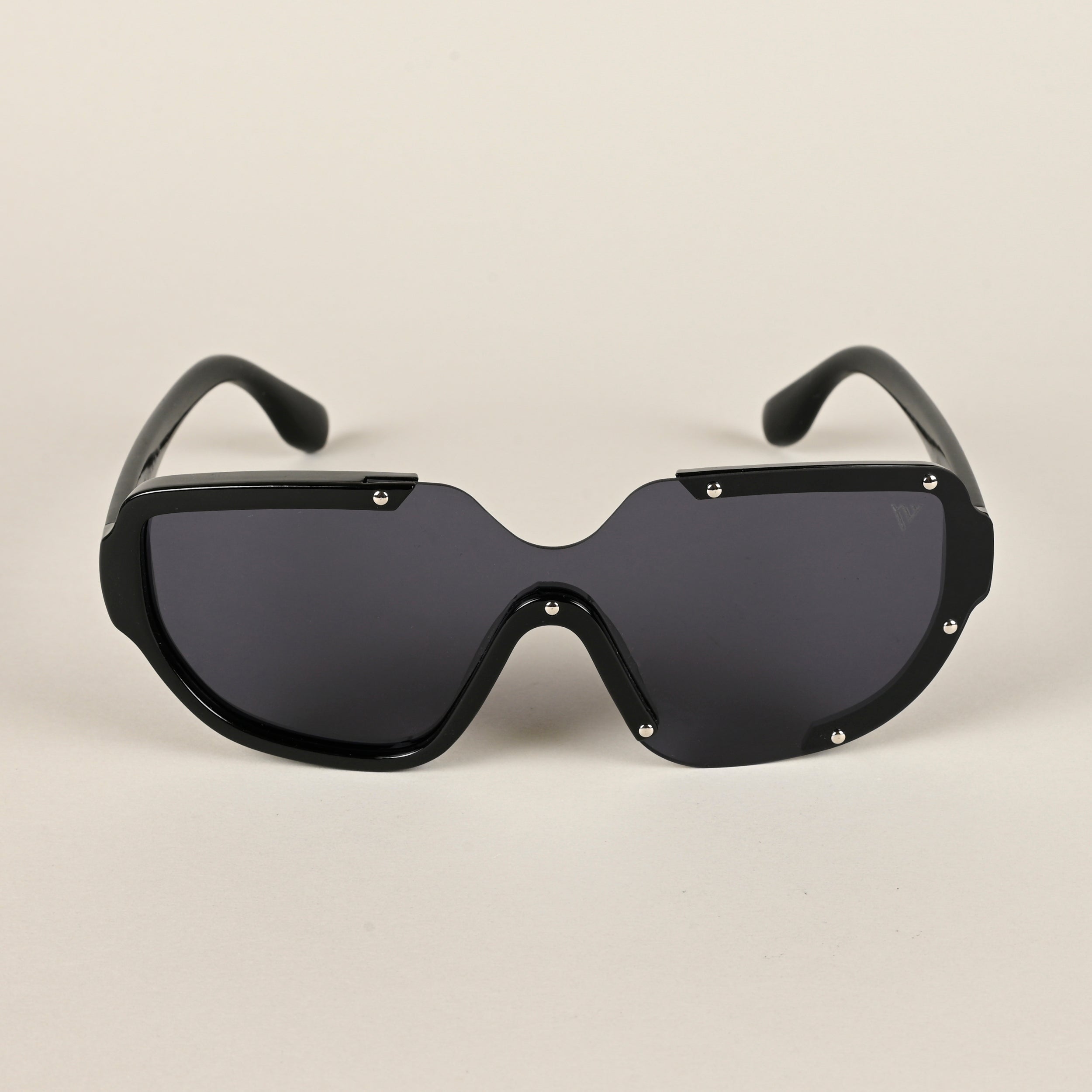 Voyage Black Wayfarer Sunglasses for Men & Women (8721MG4183)
