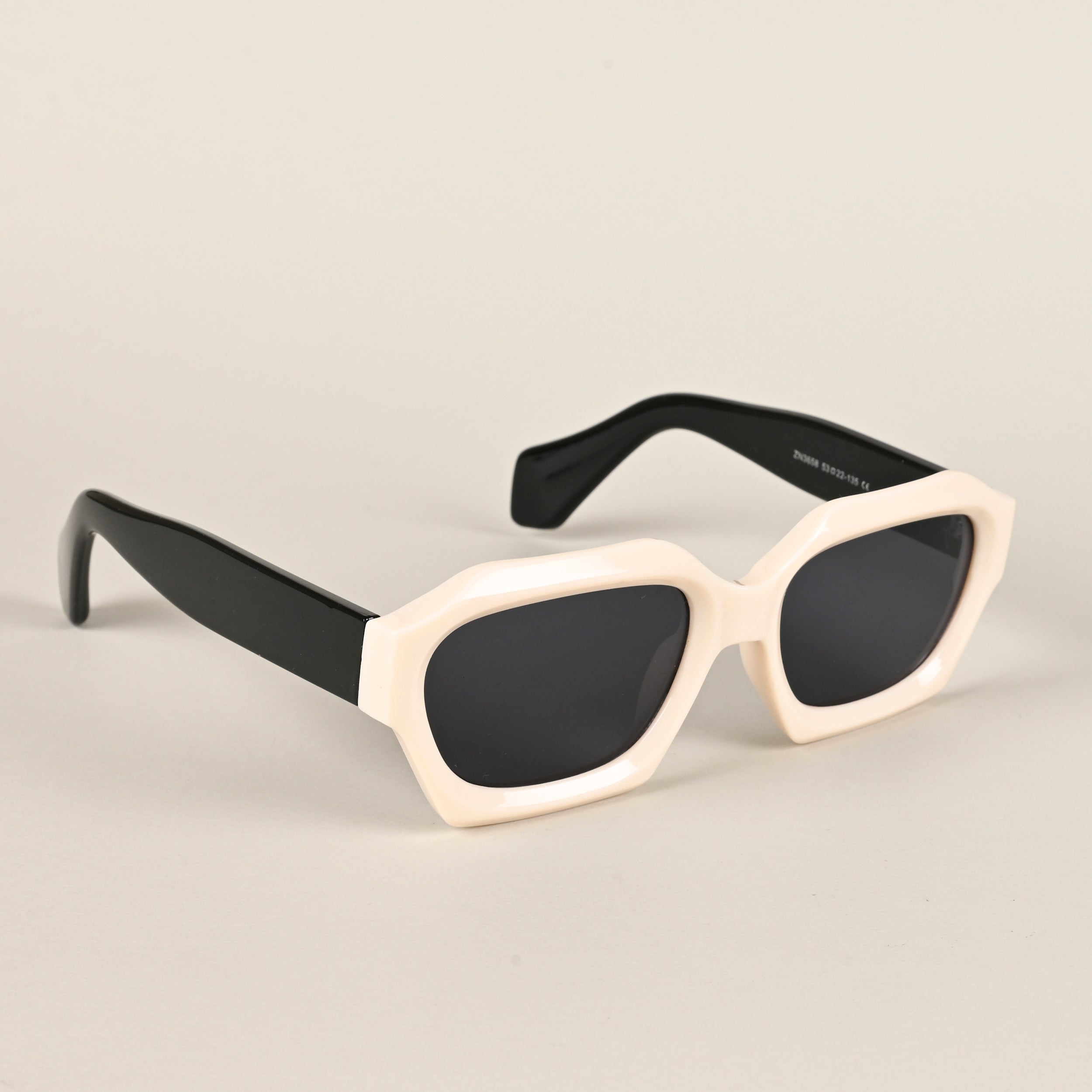 Voyage Black Rectangle Sunglasses for Men & Women (3658MG4200)
