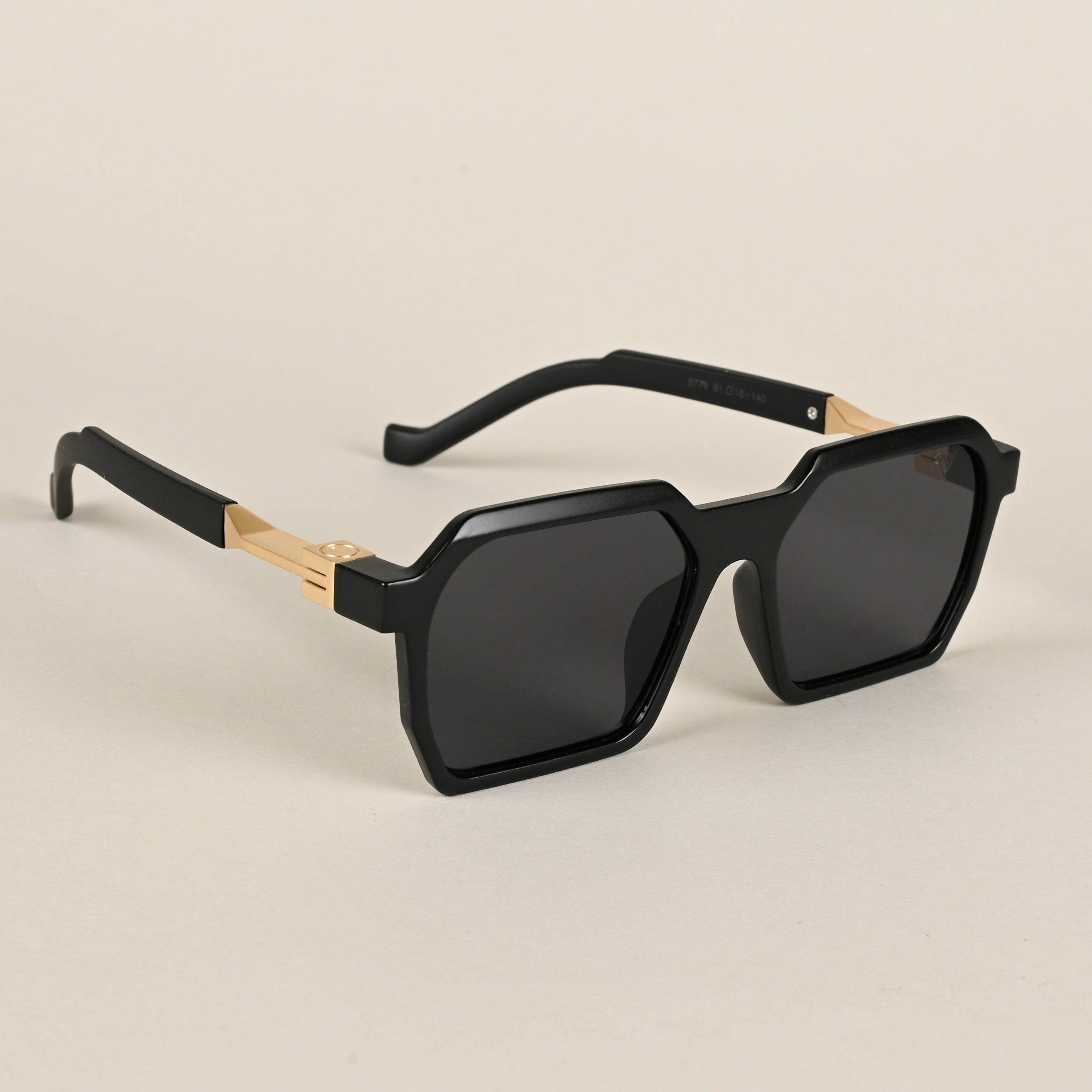 Voyage Black Wayfarer Sunglasses for Men & Women (8779MG4193)