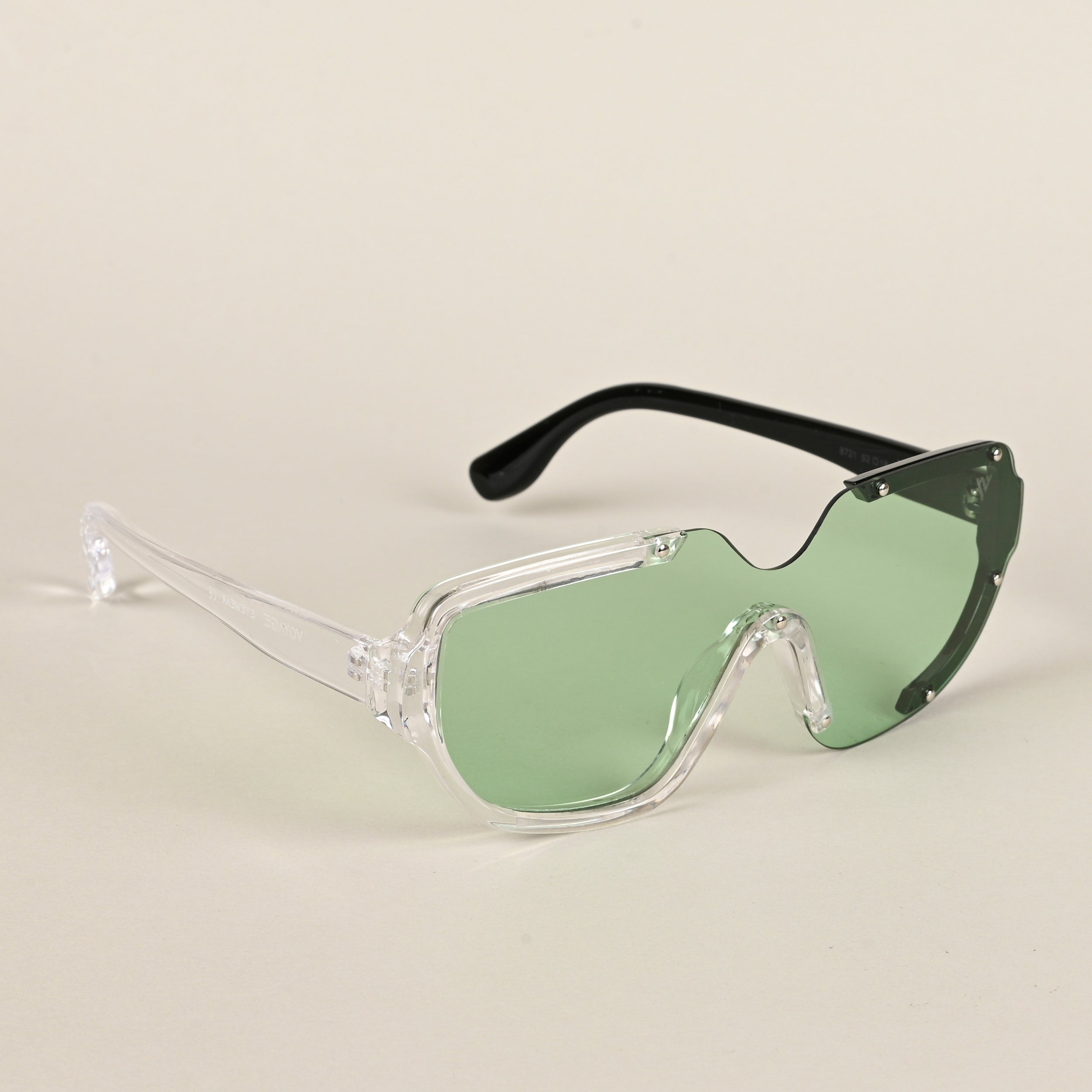 Wayfarer Green Sunglasses (8721MG4185)