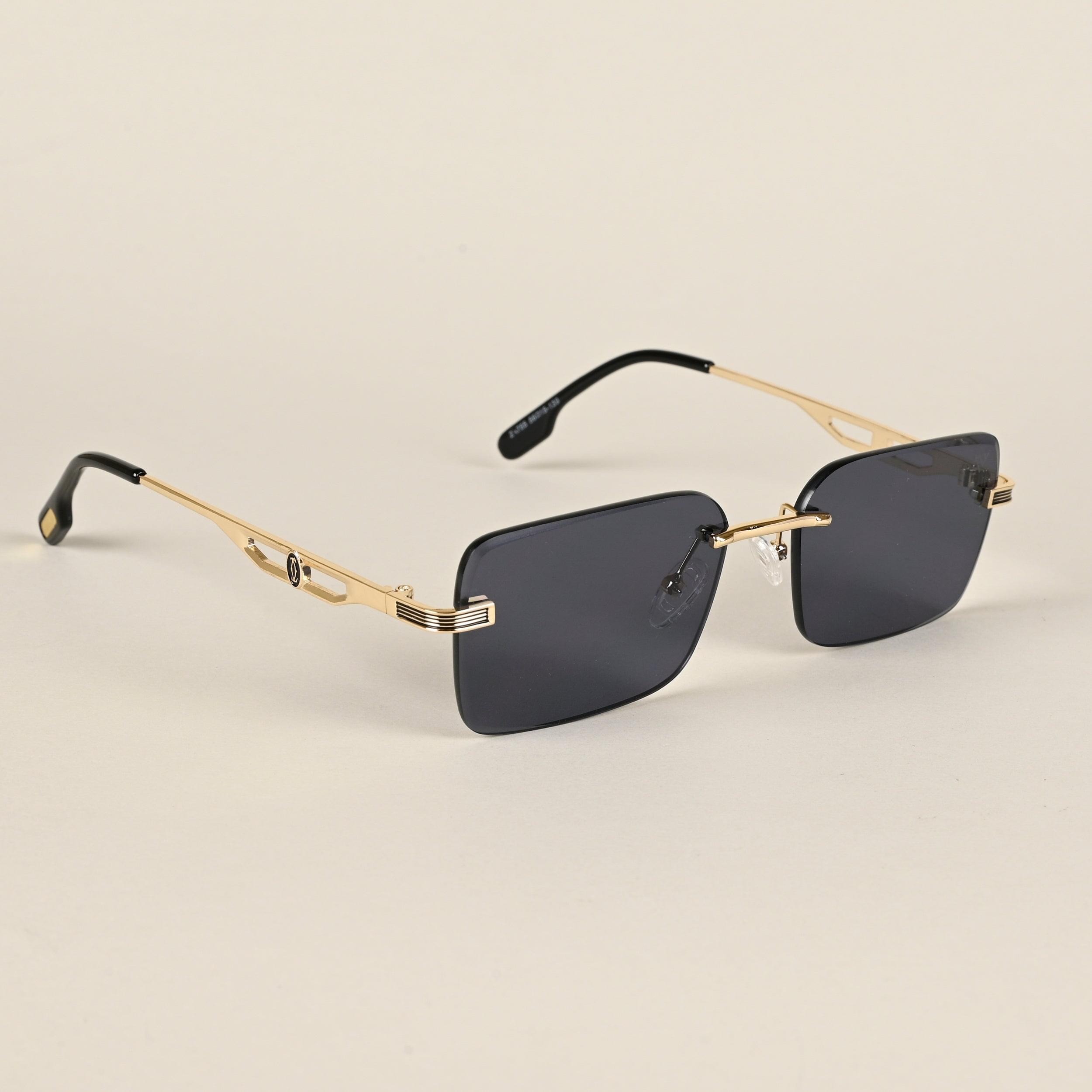 Voyage Rectangle Rimless Sunglasses for Men & Women - MG4217