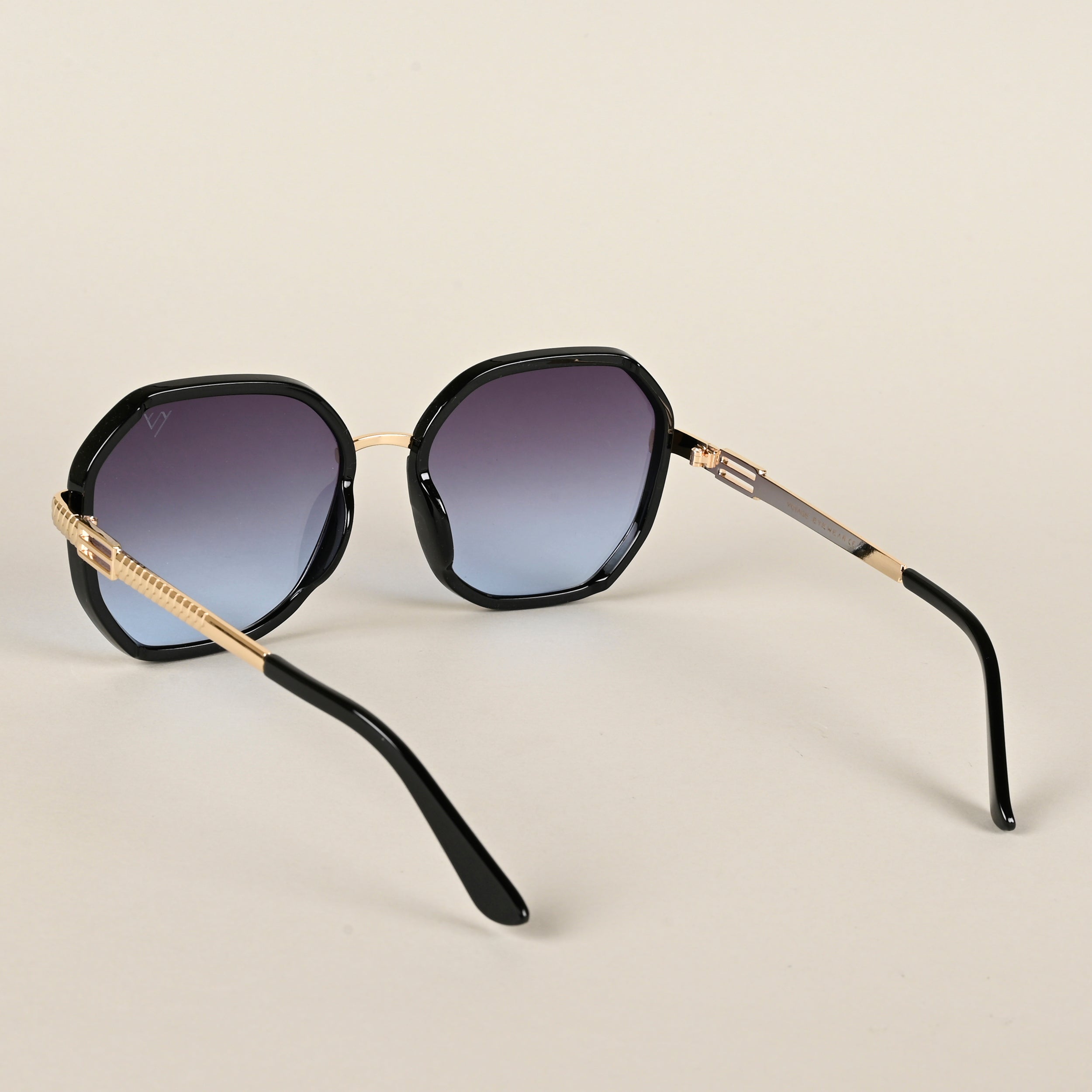 Voyage Voilet & Blue Geometric Sunglasses for Men & Women (473MG4199)
