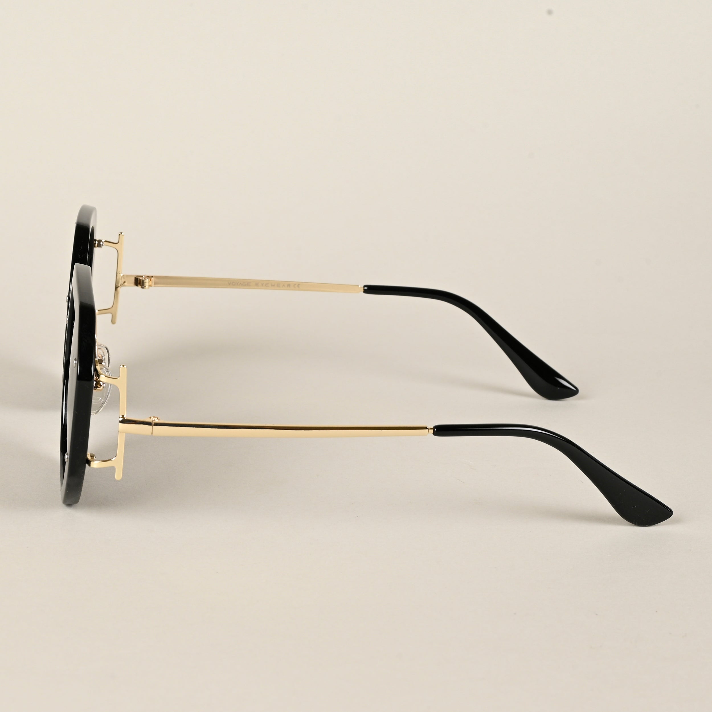 Voyage Black Geometric Sunglasses for Men & Women (315MG4198)