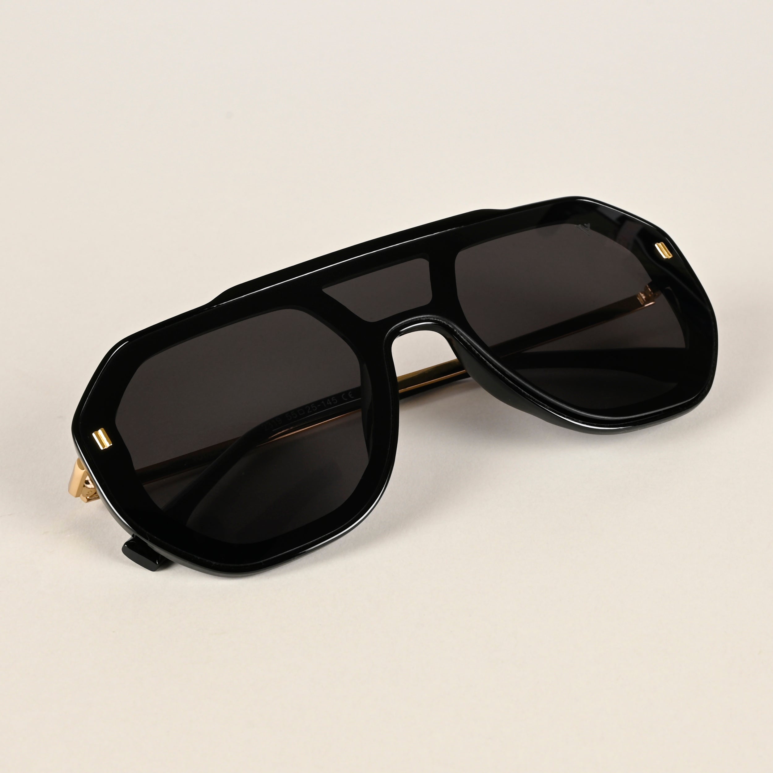 Voyage Black Wayfarer Sunglasses for Men & Women - MG4181